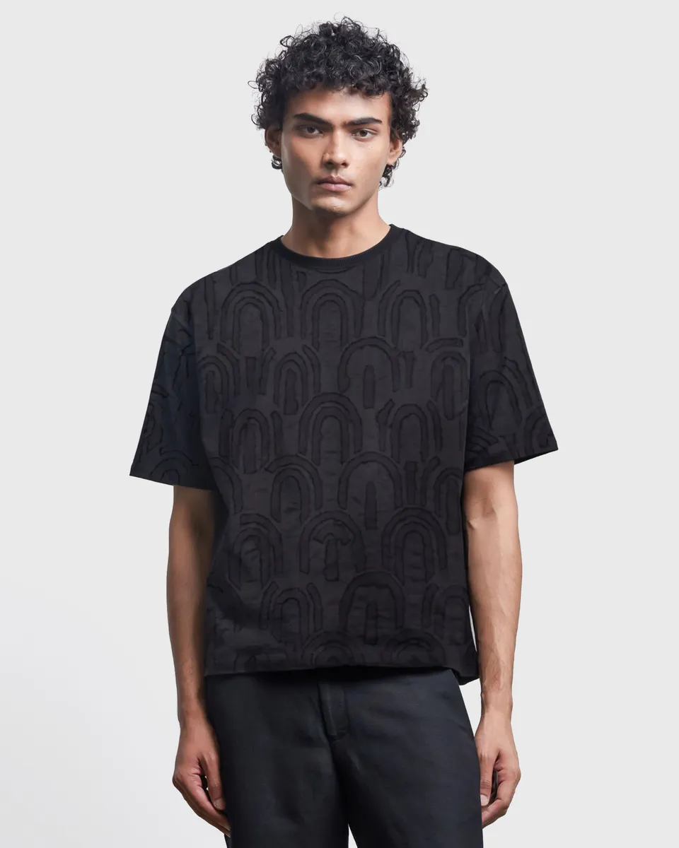 COUNTRYMADE T-shirts Eroded Arch T Shirt t-shirt coton appliqué