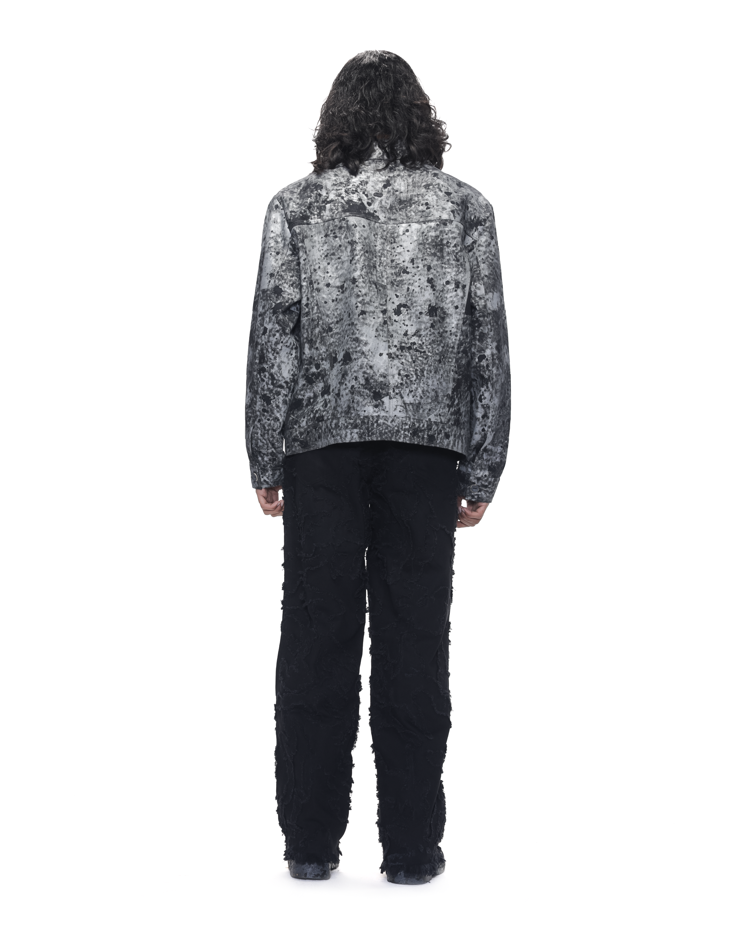 COUNTRYMADE Jackets Charred Metal Trucker Jacket XS à XXL en denim coton