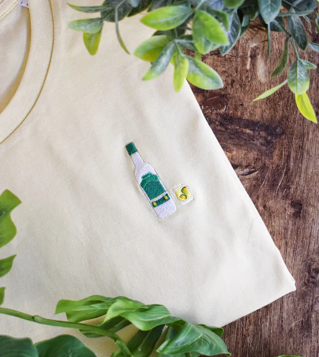 Juste Un T-shirt T-shirts Brodés Ti Punch t-shirt brodé coton bio