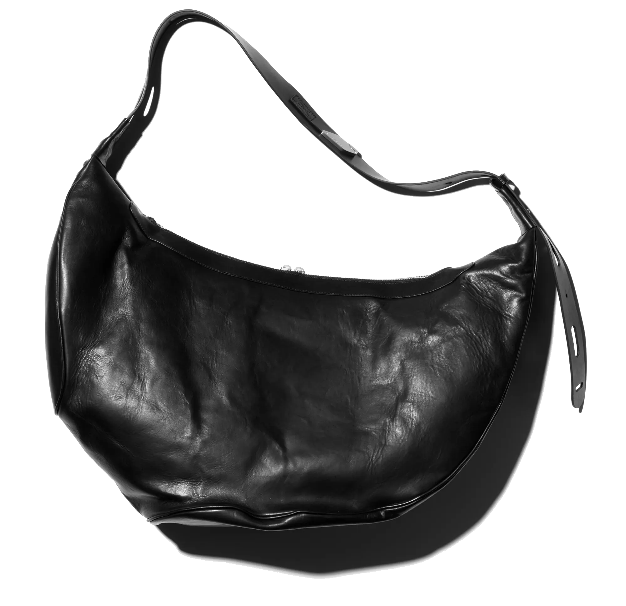 Kiko Kostadinov Bags MORAVIA Bag sac cabas Obsidian Black cuir grainé