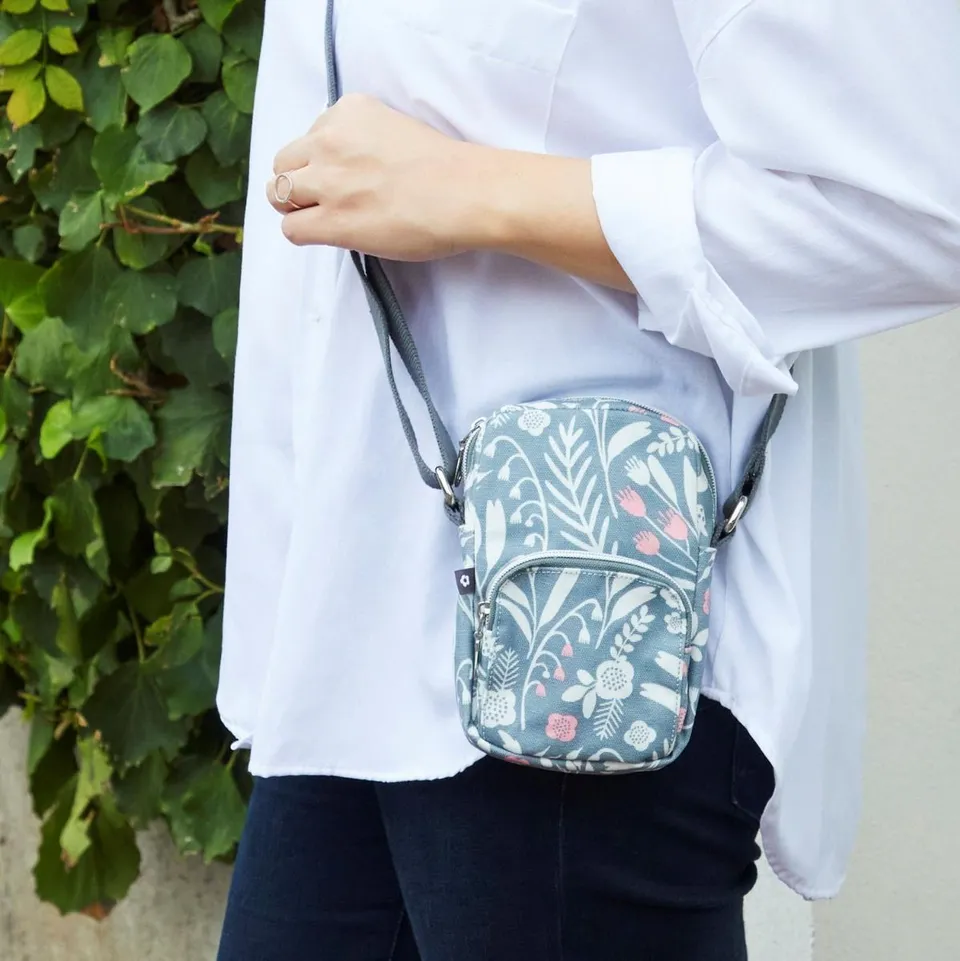 Sourire Multicolore Sacs et pochettes Sac bandoulière téléphone coton ciré