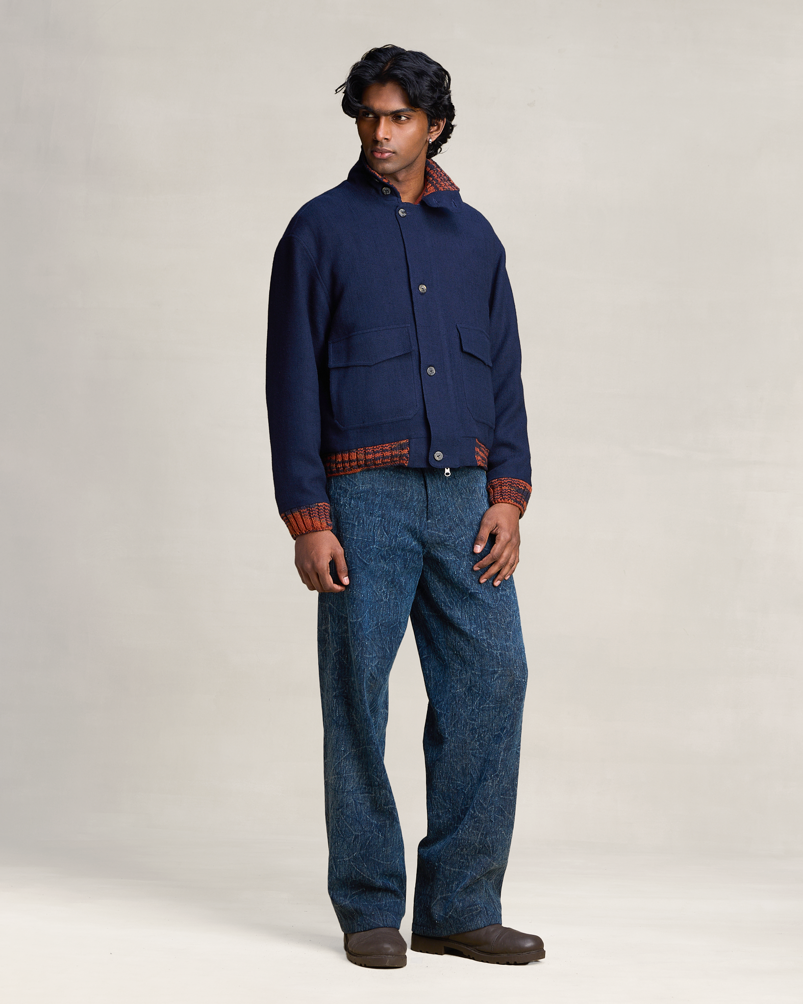 COUNTRYMADE Jackets MELTING SEAMS JACKET veste bomber chevrons détails crochet