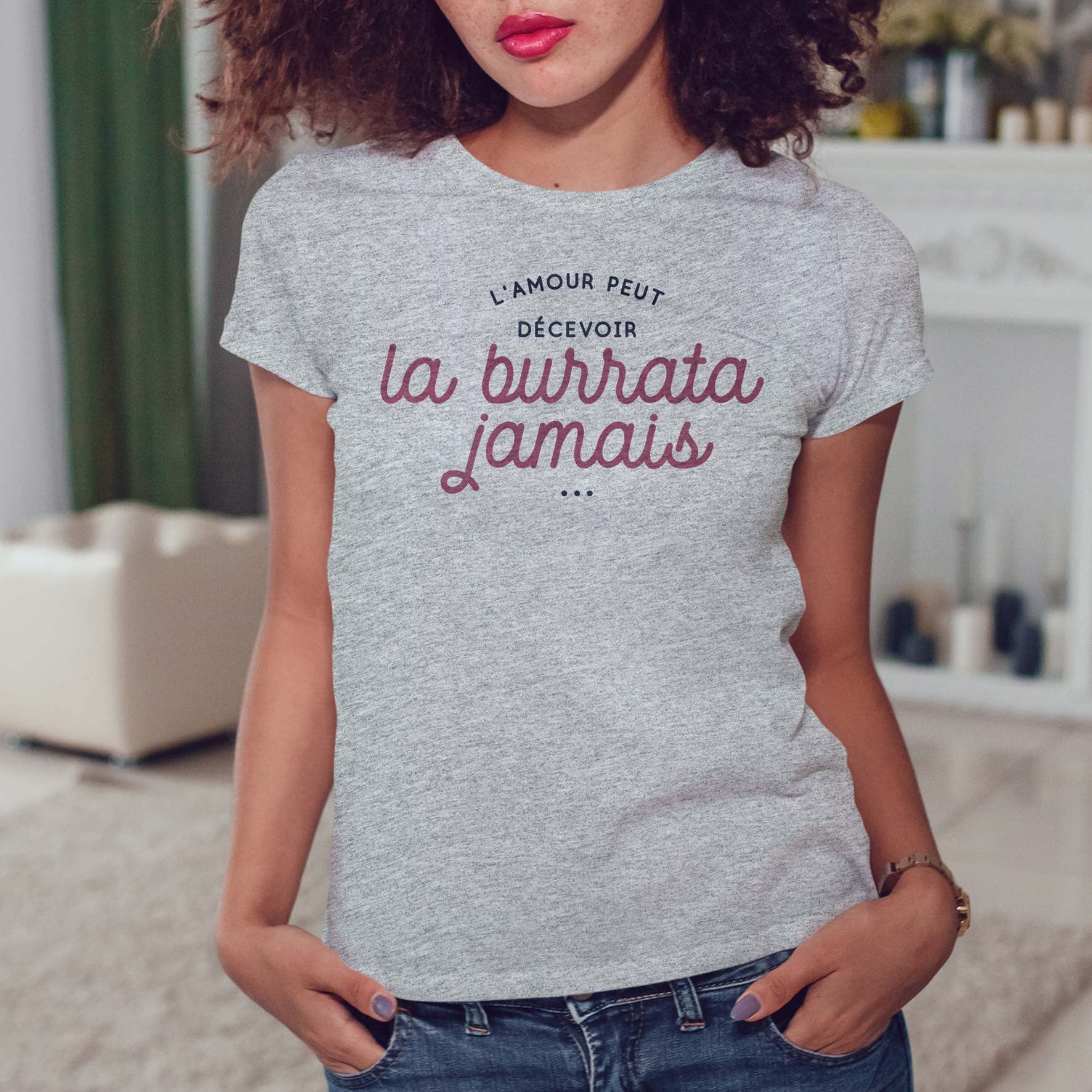 Juste Un T-shirt T-shirts Imprimés La burrata t-shirt femme