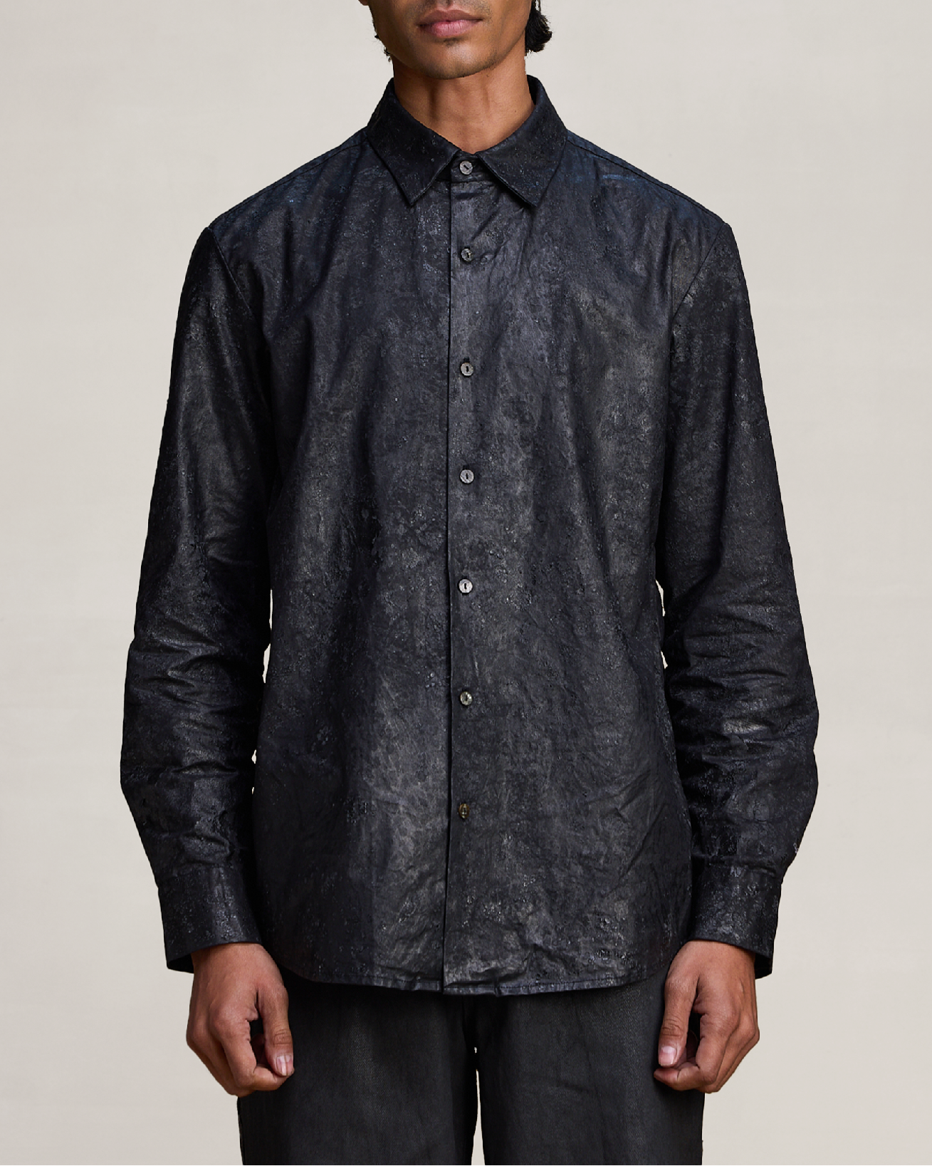 COUNTRYMADE Shirts CORRODE TAR SHIRT chemise coton enduit