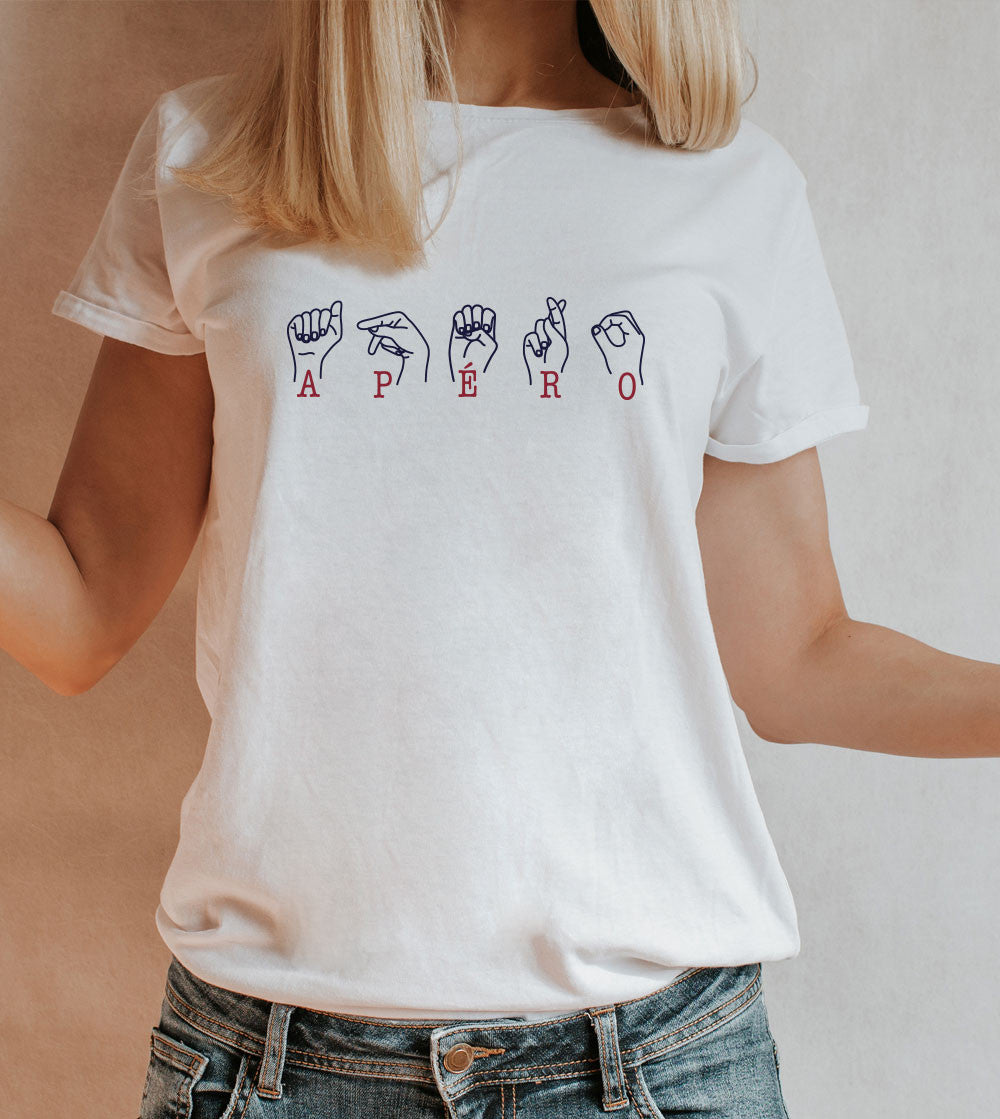Juste Un T-shirt T-shirts Imprimés Apéro t-shirt imprimé femme