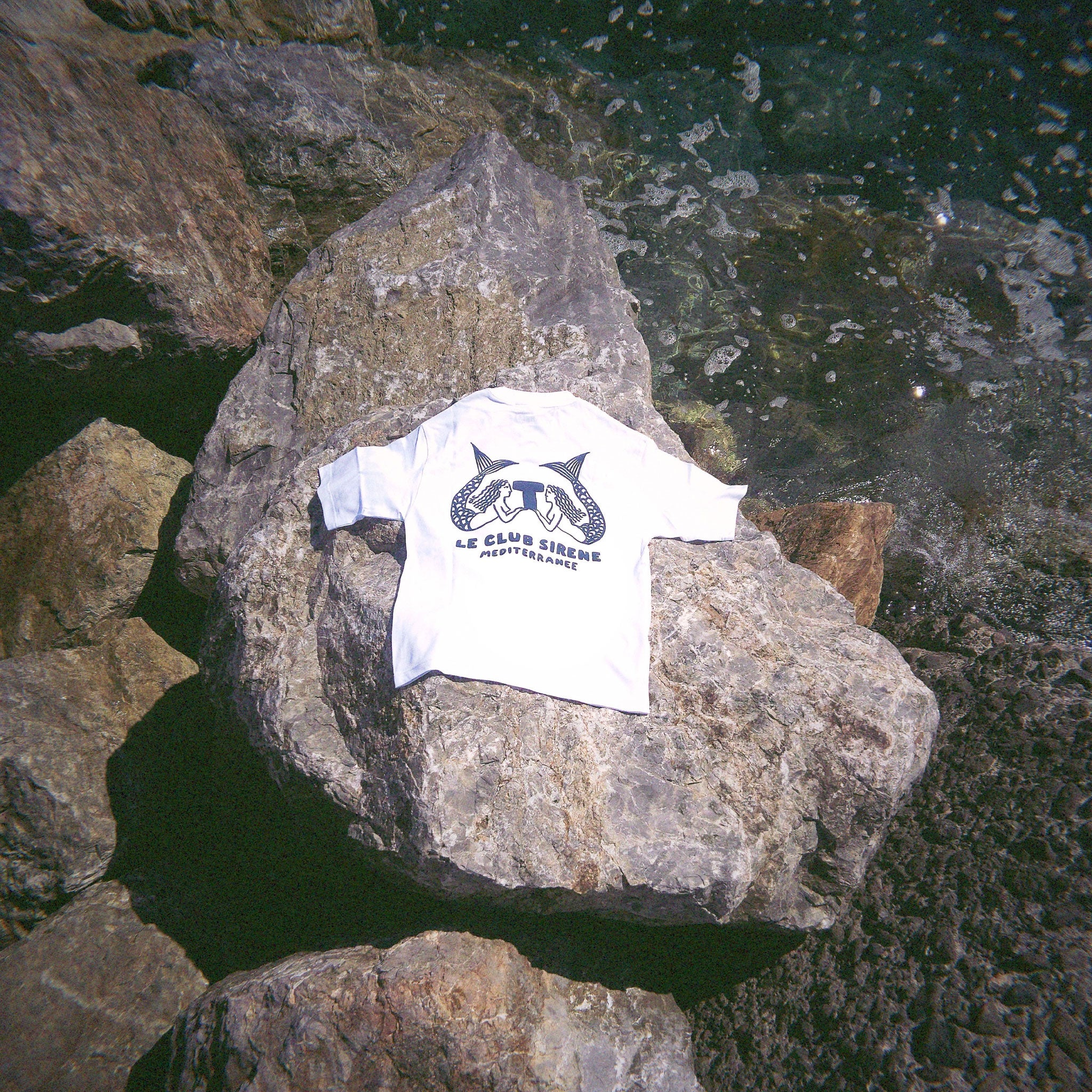 TAFANELLI T-Shirts LE CLUB SIRÈNE t-shirt blanc tailles XS à XXL