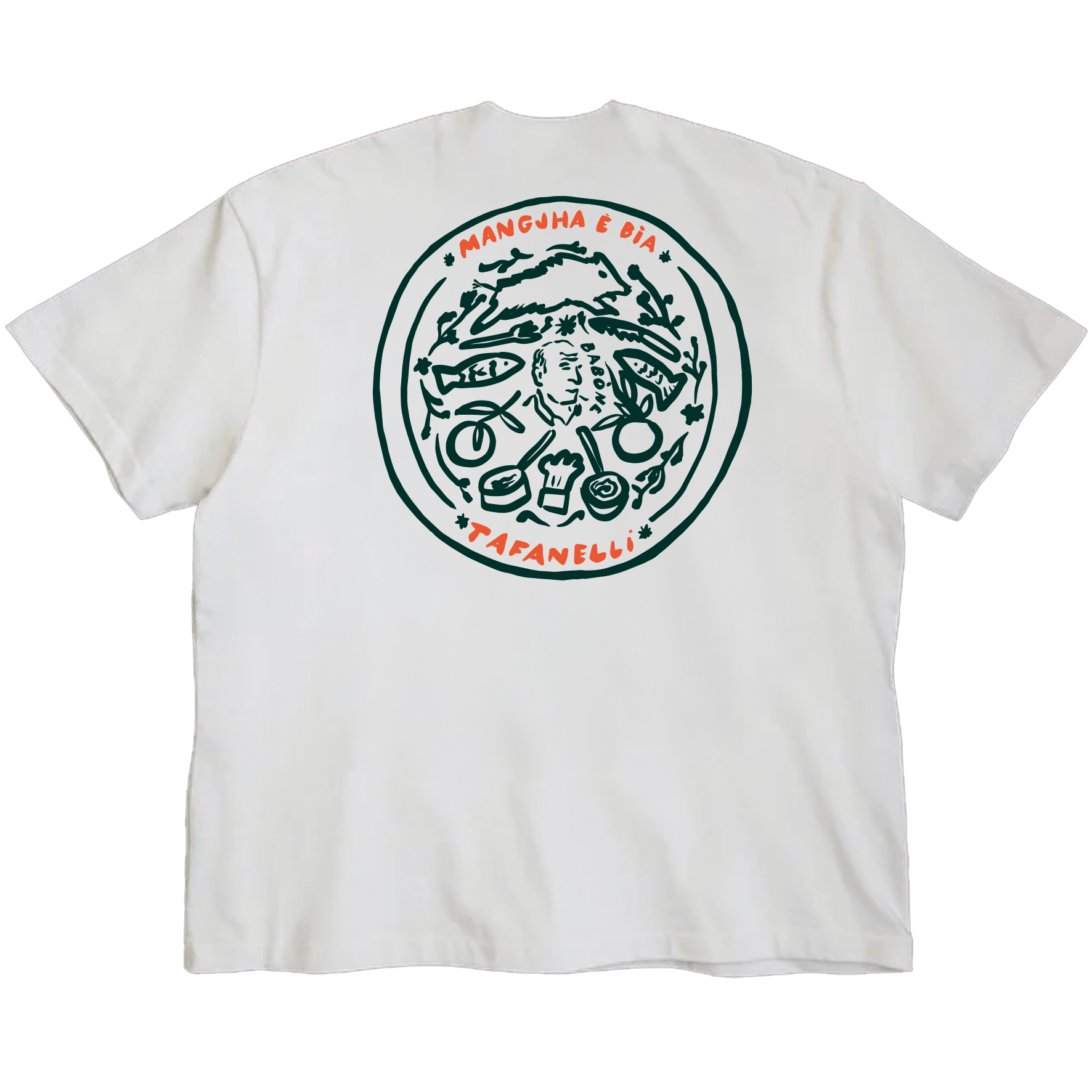 TAFANELLI Collaborations LE CHEF (MARIUS DRAGACCI x TAFANELLI) t-shirt