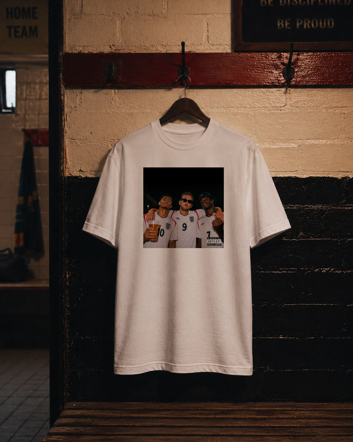 Juste Un T-shirt T-shirts Imprimés Coupe du Monde 2026 Angleterre t-shirt blanc football