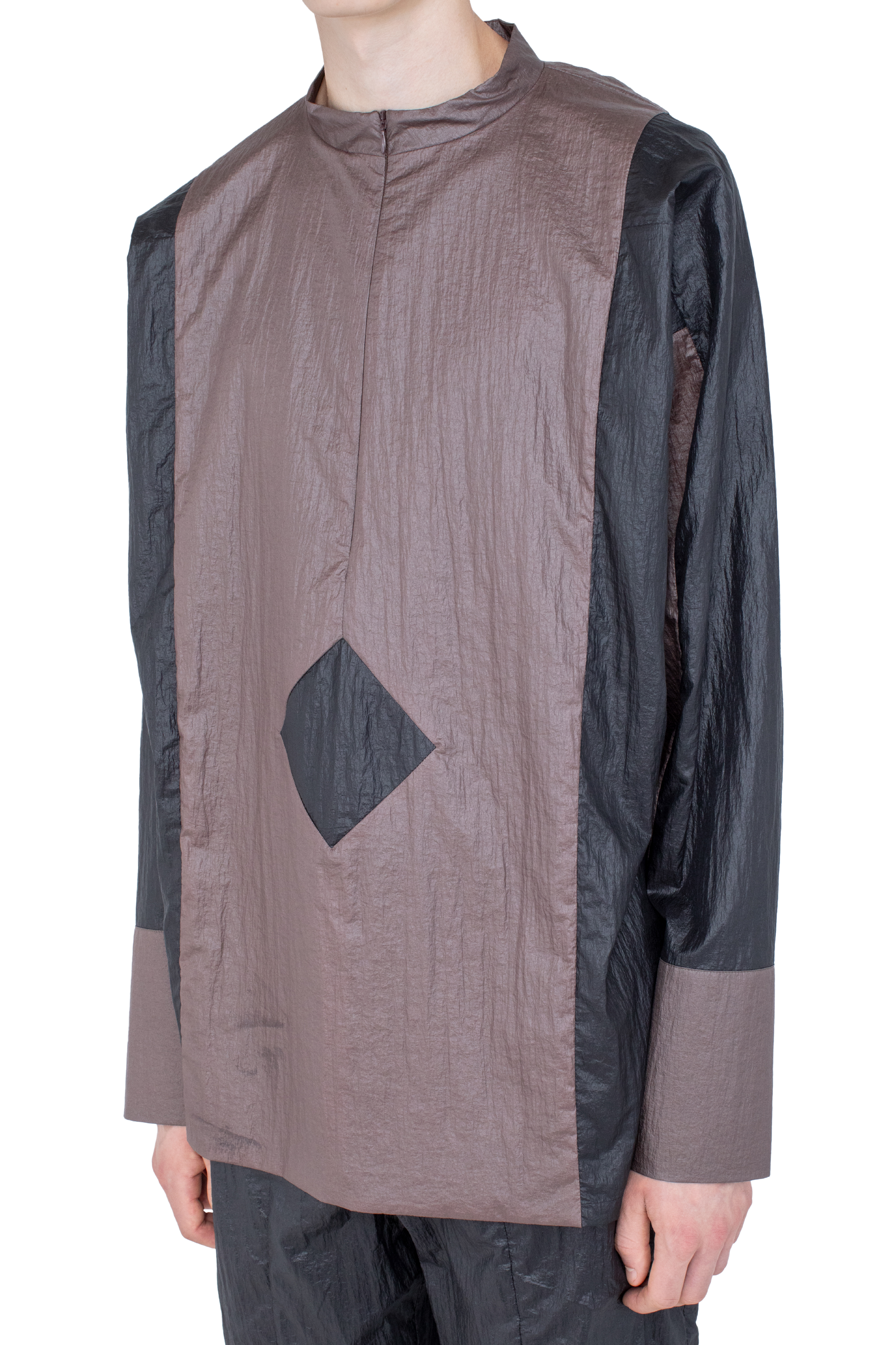 Kiko Kostadinov Tops HERTEL Stripe Pullover haut Terra nylon