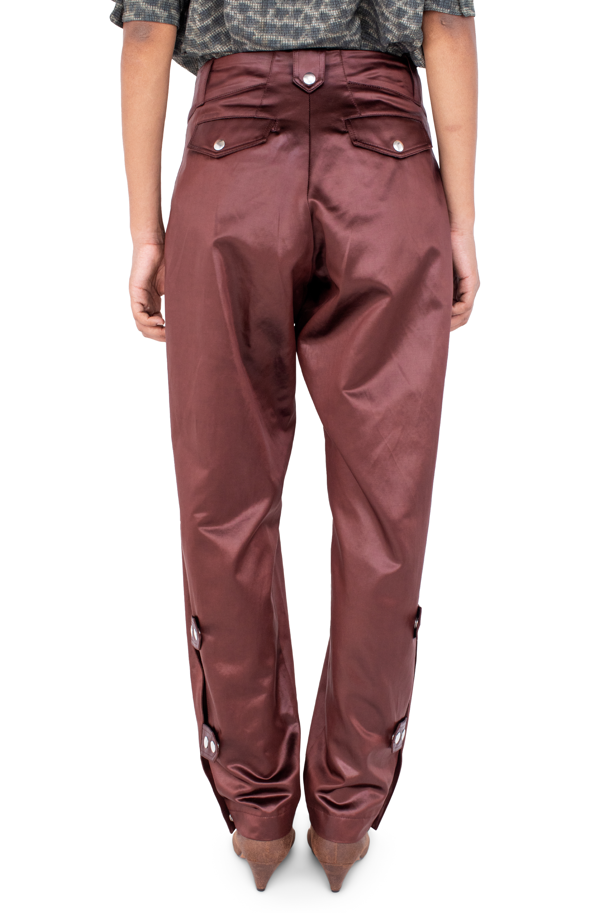 Kiko Kostadinov Bottoms PEREGRINE Trousers pantalon Burnt Umber enduit