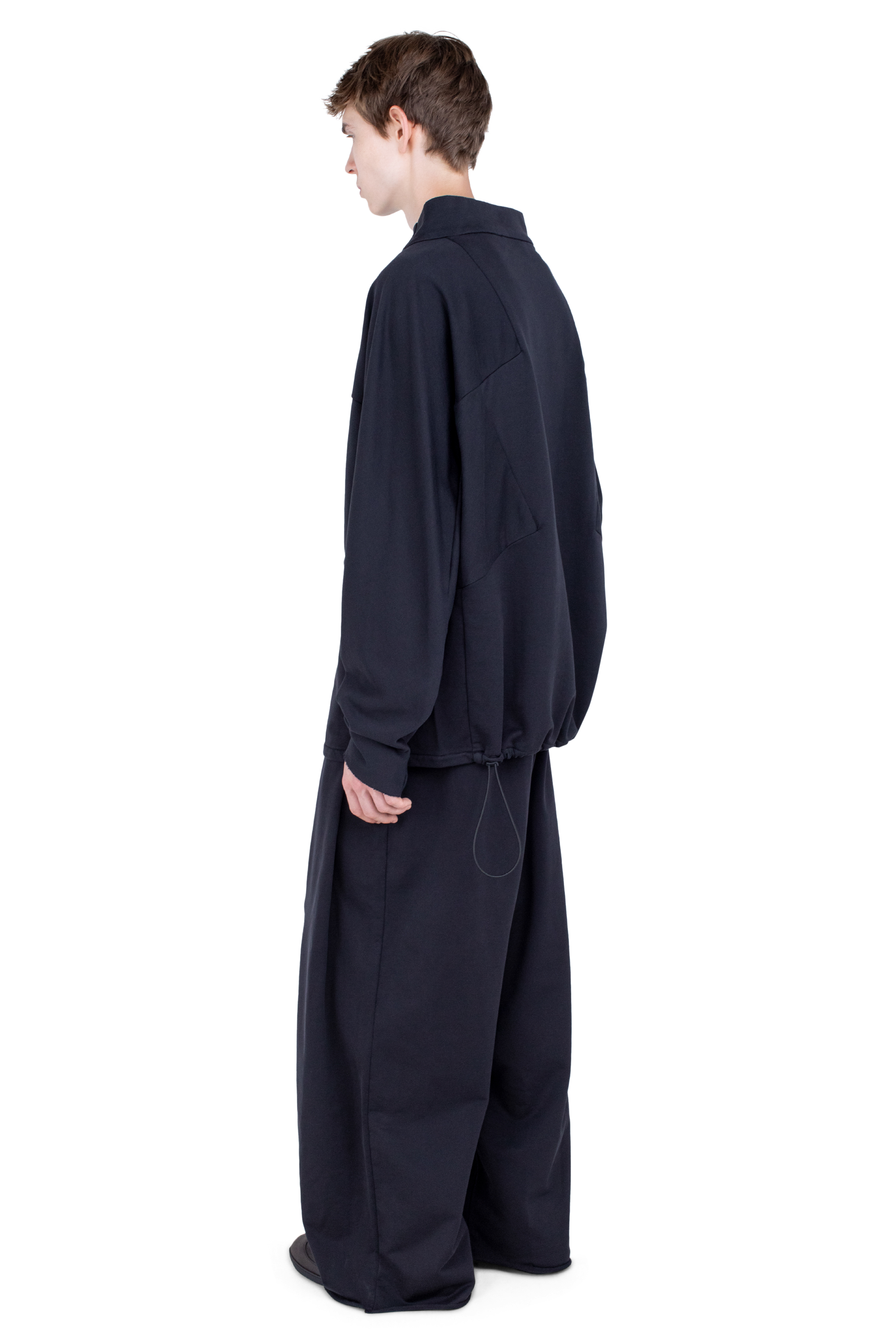 Kiko Kostadinov Tops VELEKA Pullover pull Charcoal coton biologique