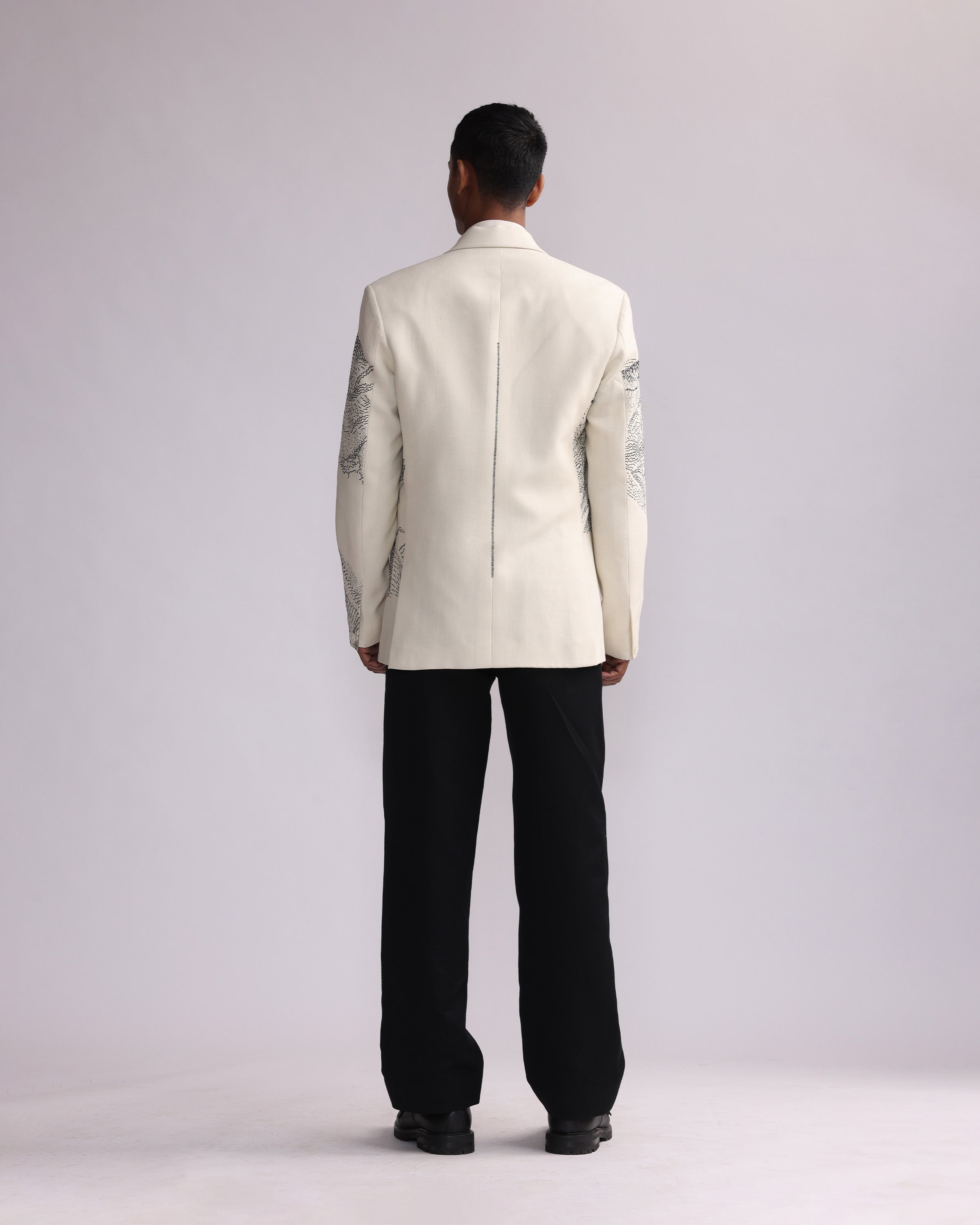 COUNTRYMADE Jackets DUNKIRK SINGLE BREASTED BLAZER blazer brodé