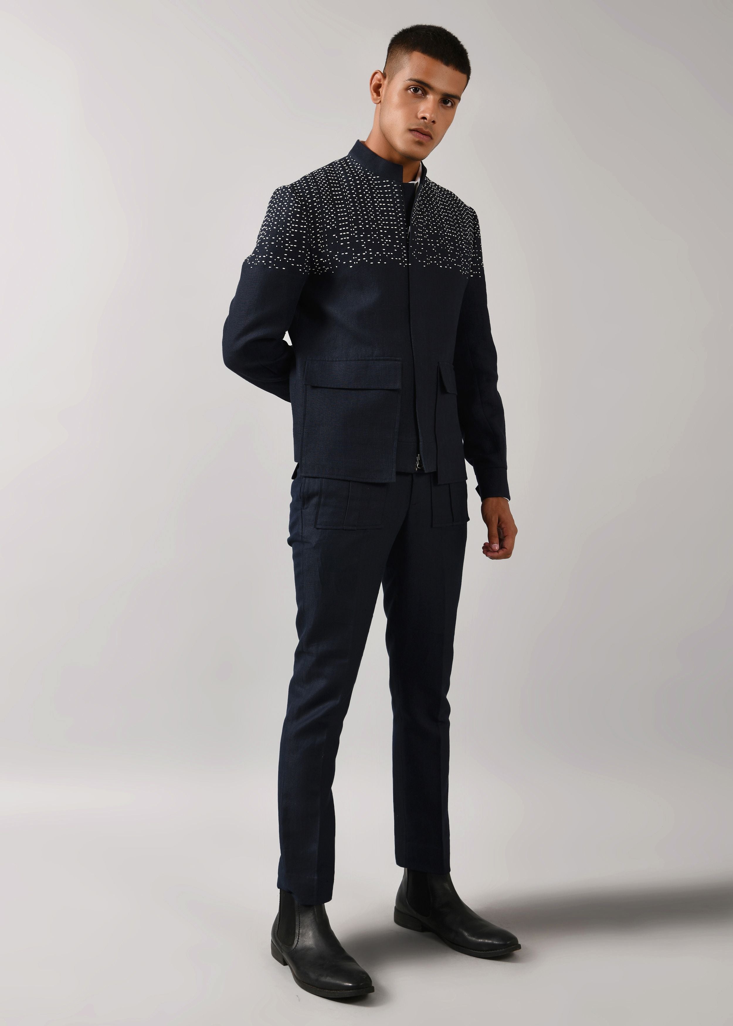COUNTRYMADE Jackets MORSE CODE SHORT JACKET veste courte en lin