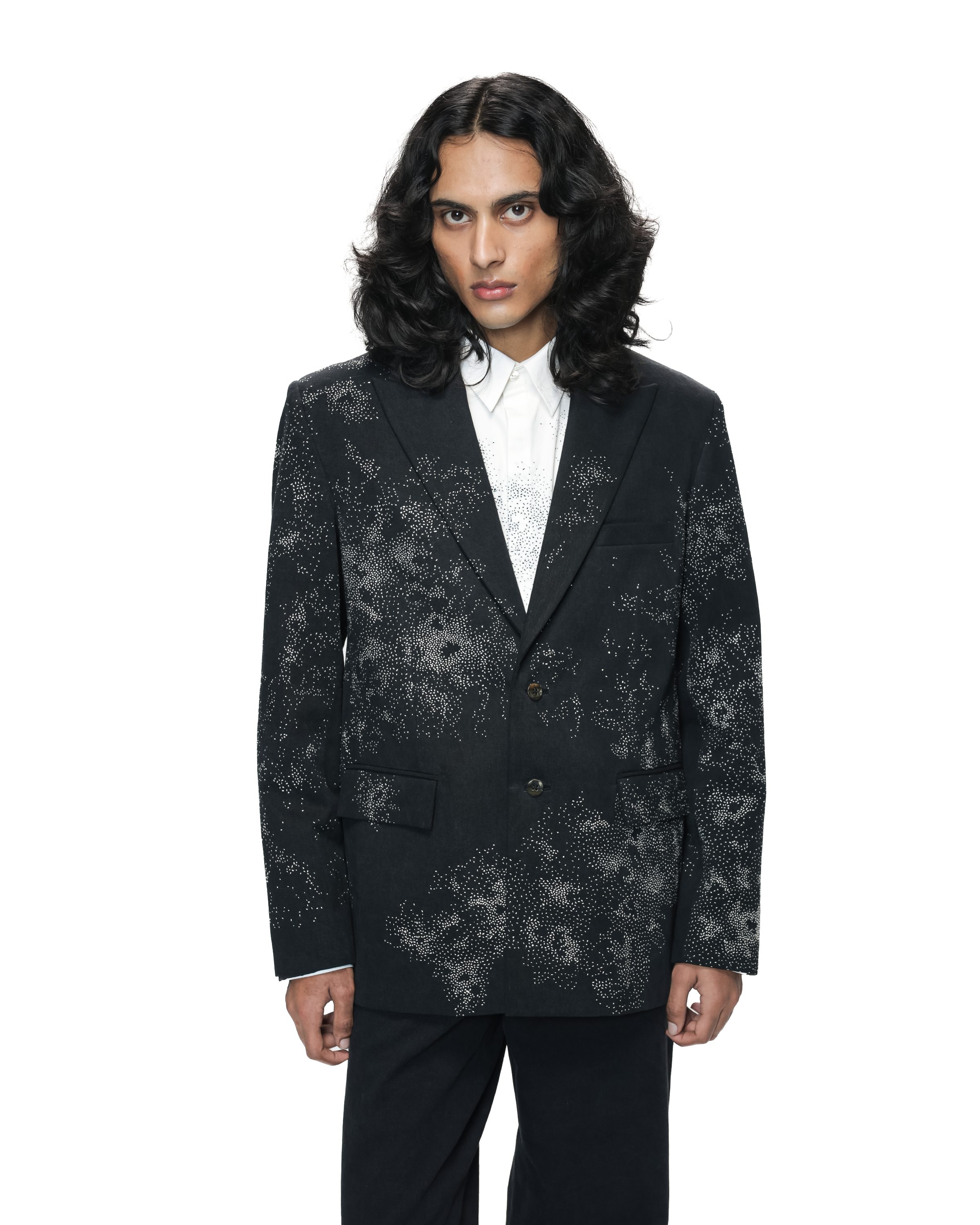 COUNTRYMADE Jackets Dust Cloud Blazer blazer denim coton brodé