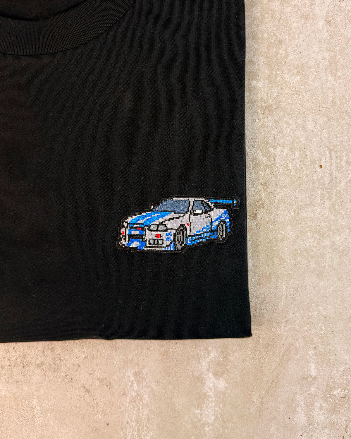 Juste Un T-shirt T-shirts Brodés Fast and Furious t-shirt brodé Nissan Skyline