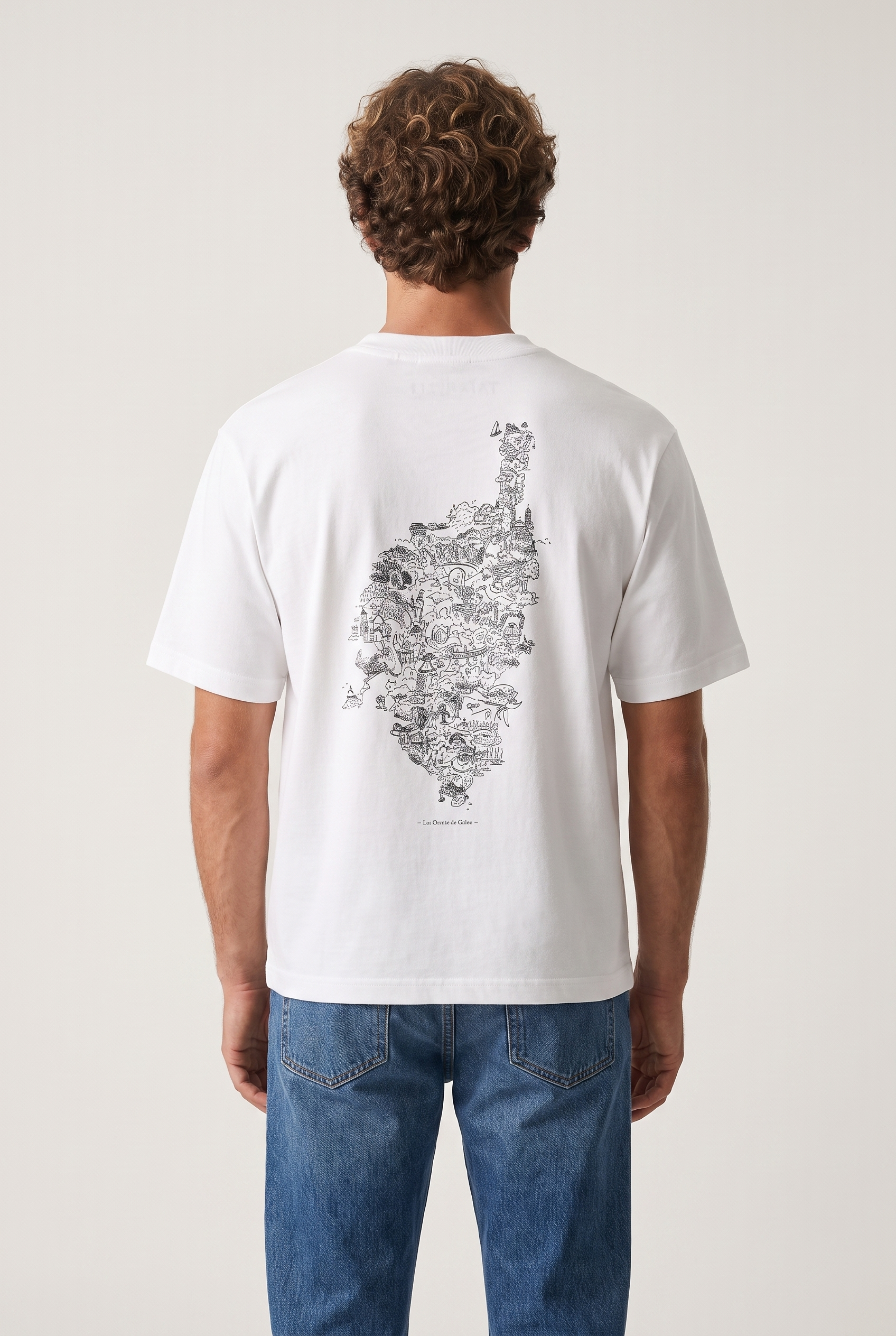 TAFANELLI Collaborations Le Nustrale t-shirt 280 g coton