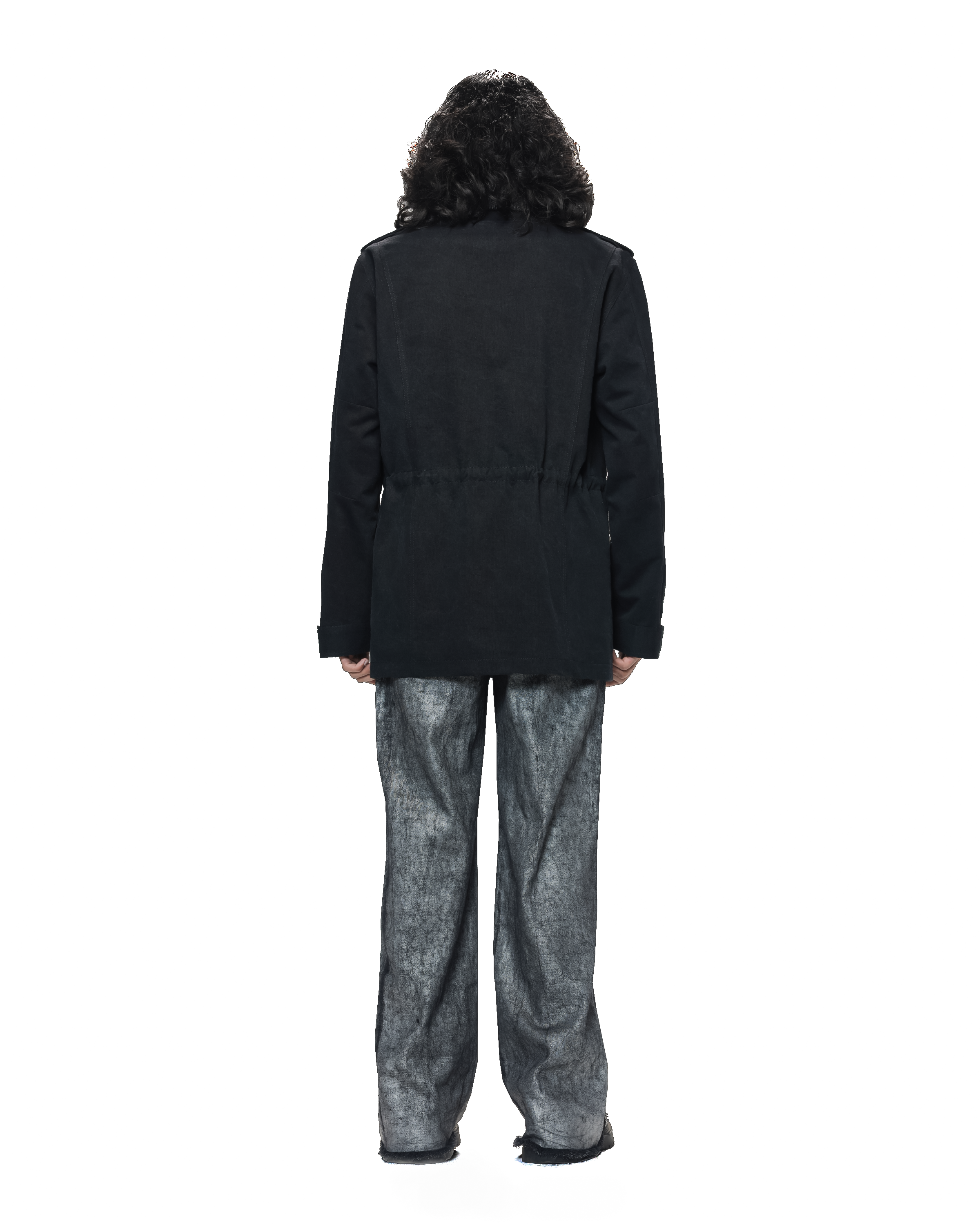 COUNTRYMADE Jackets Shredded Collar Field Jacket veste en denim 4 poches