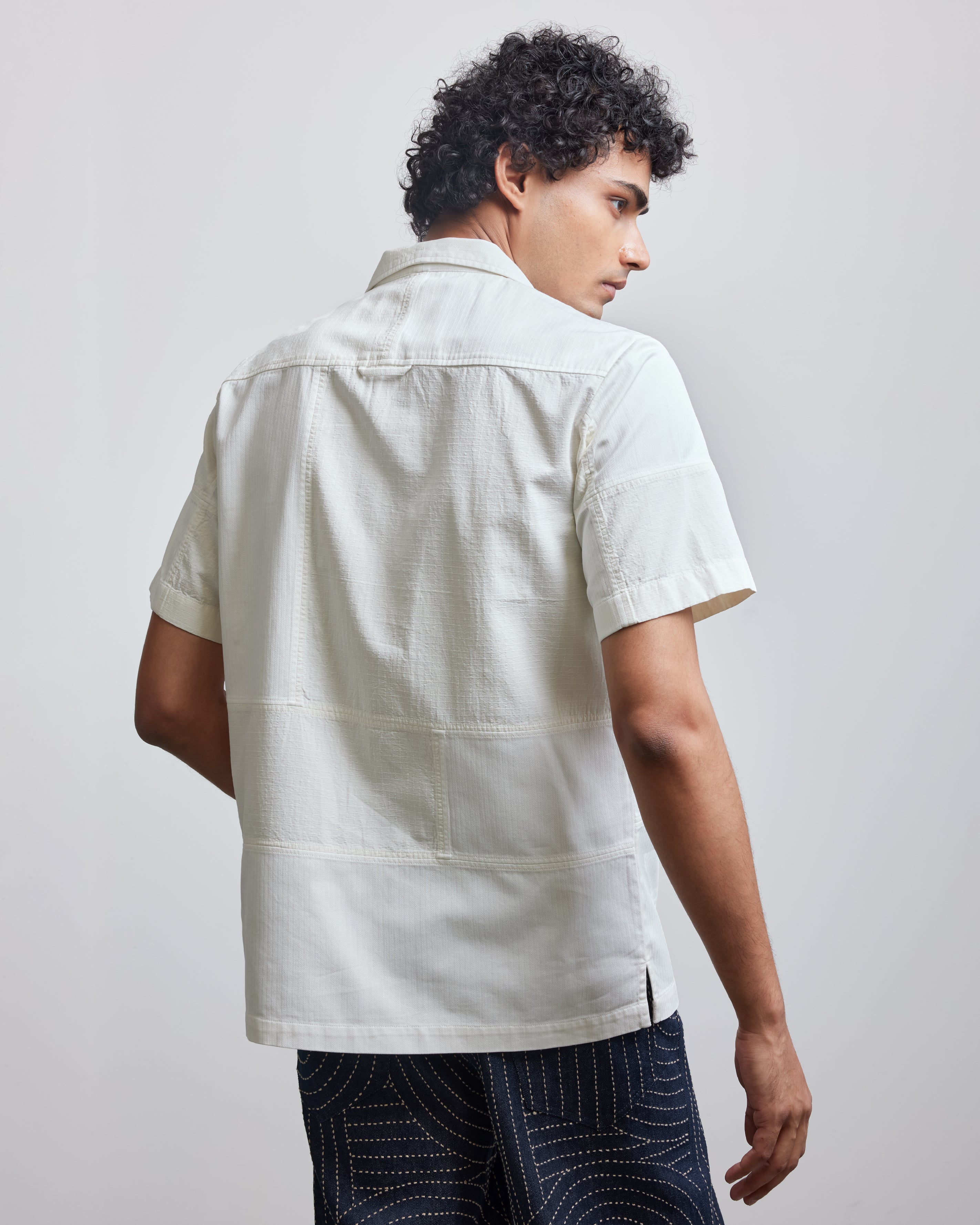 COUNTRYMADE Shirts Ripstop patch half shirt chemise ripstop à patchs