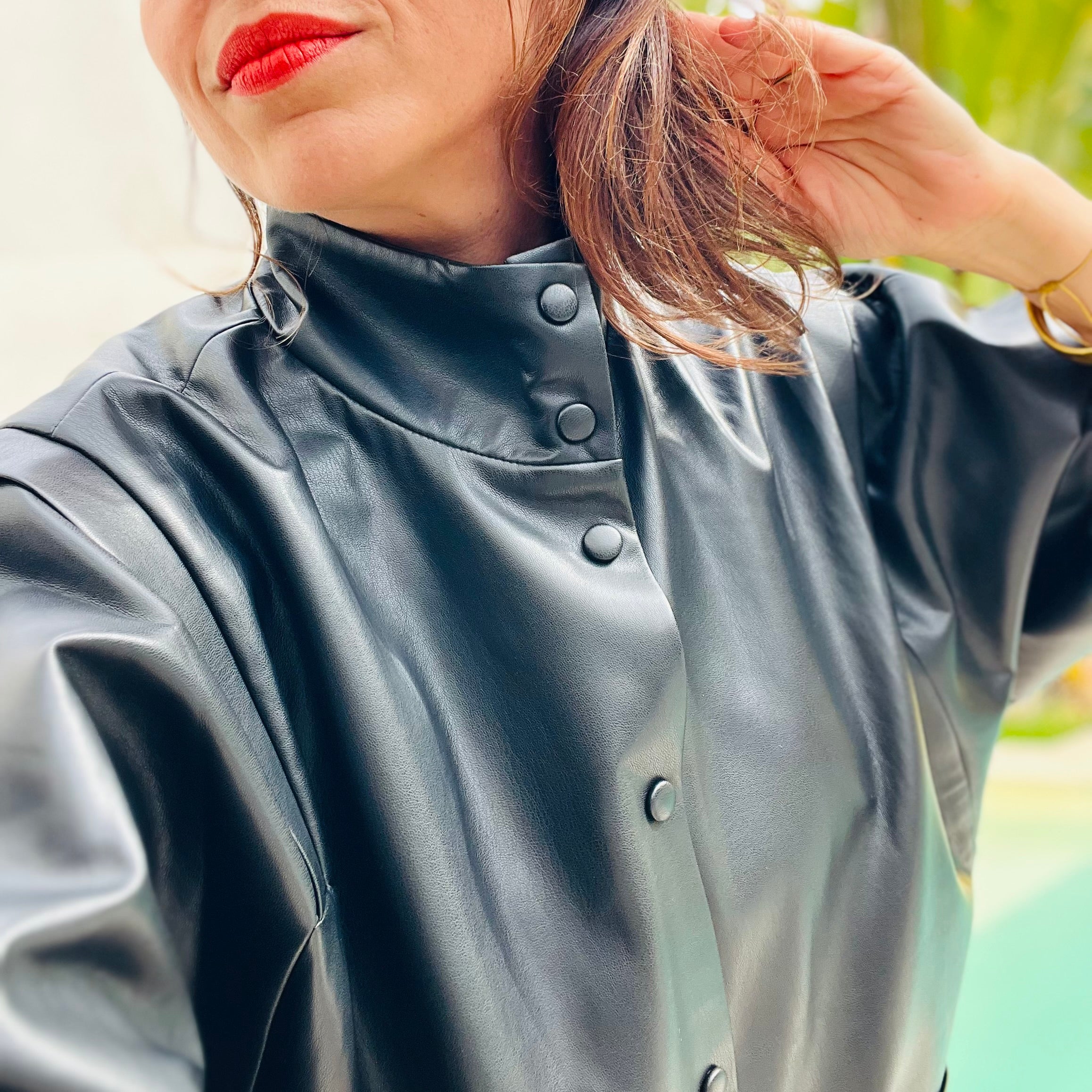 PANTRUCHE Vestes MOON blouson similicuir taille 1 ou 2