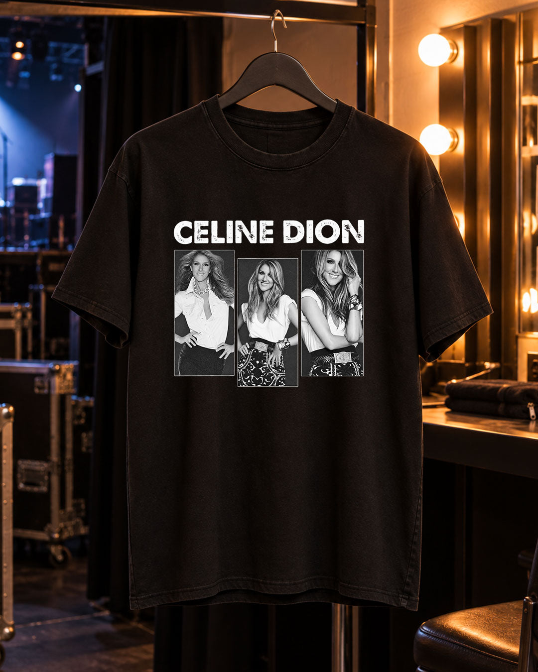 Juste Un T-shirt T-shirts Imprimés Céline Dion T-shirt S-XXL coton bio