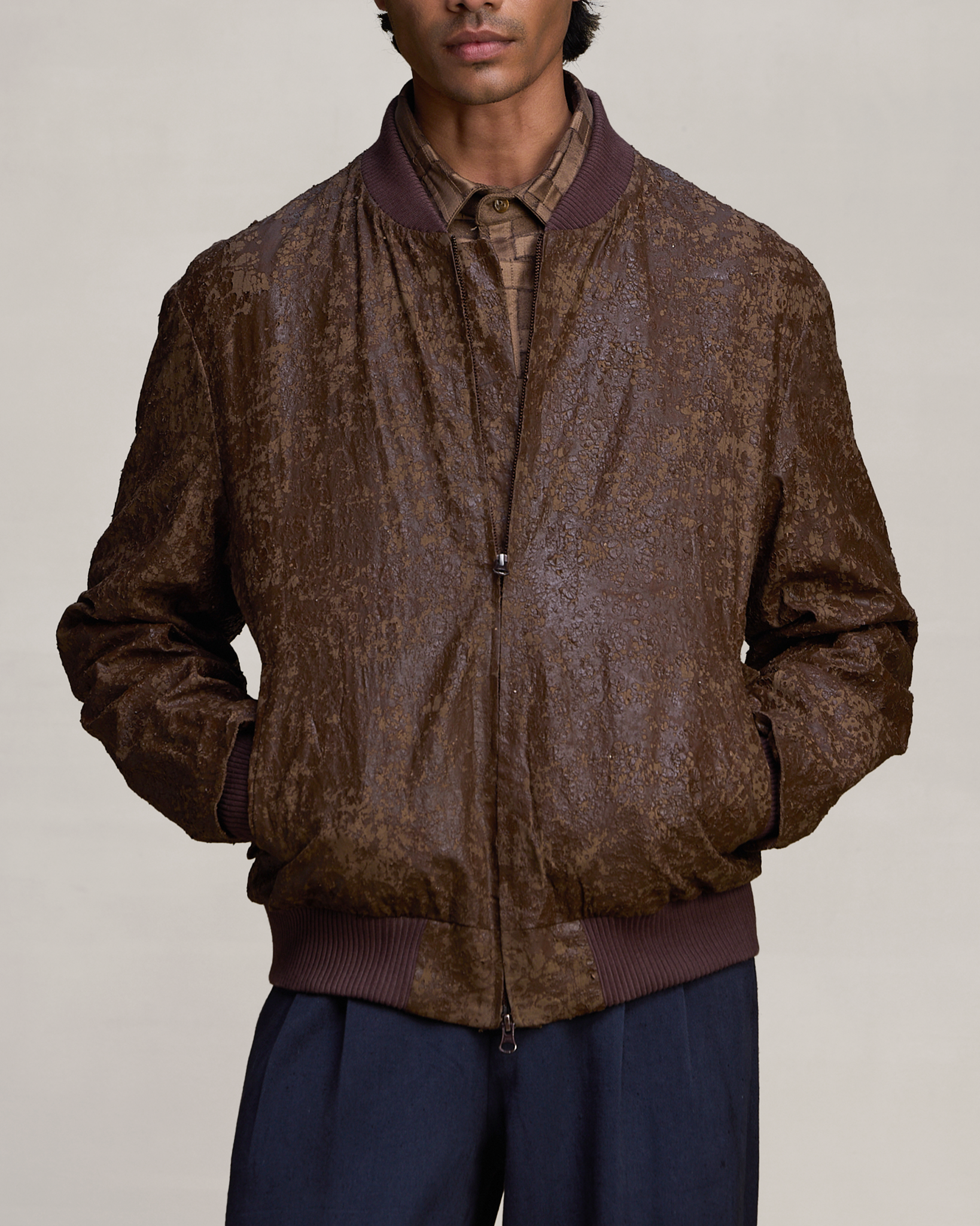COUNTRYMADE Jackets ERODE BRONZE BOMBER blouson bomber en coton sergé