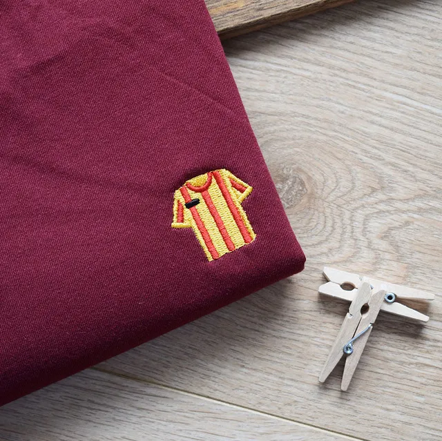Juste Un T-shirt T-shirts Brodés RC Lens t-shirt brodé blanc homme