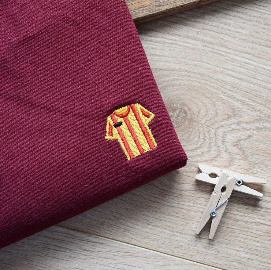 Juste Un T-shirt T-shirts Brodés RC Lens t-shirt brodé blanc homme