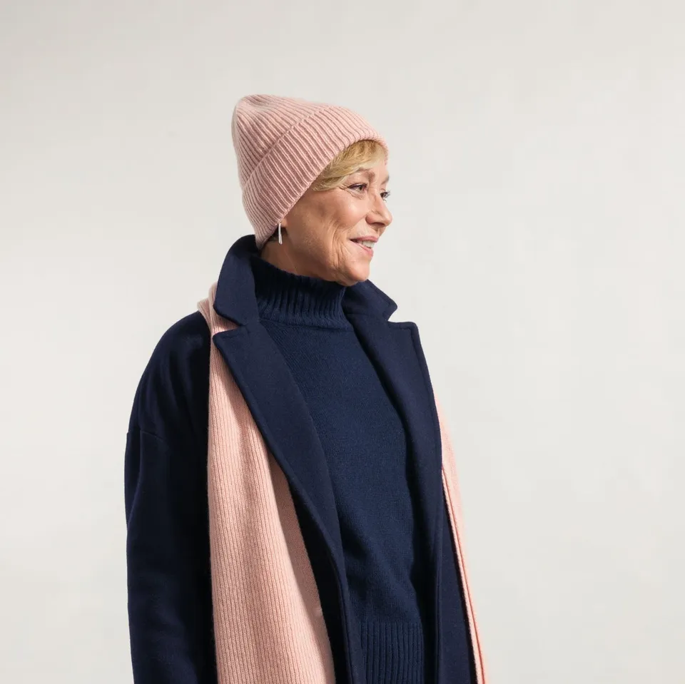 Rifo Bonnets Bonnet Marcello unisexe en cachemire recyclé noir
