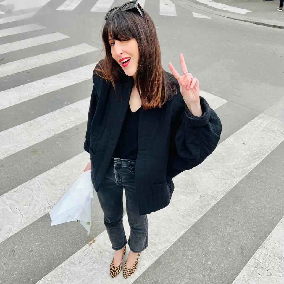 PANTRUCHE Vestes Veste ISADORA noir veste matelassée en coton