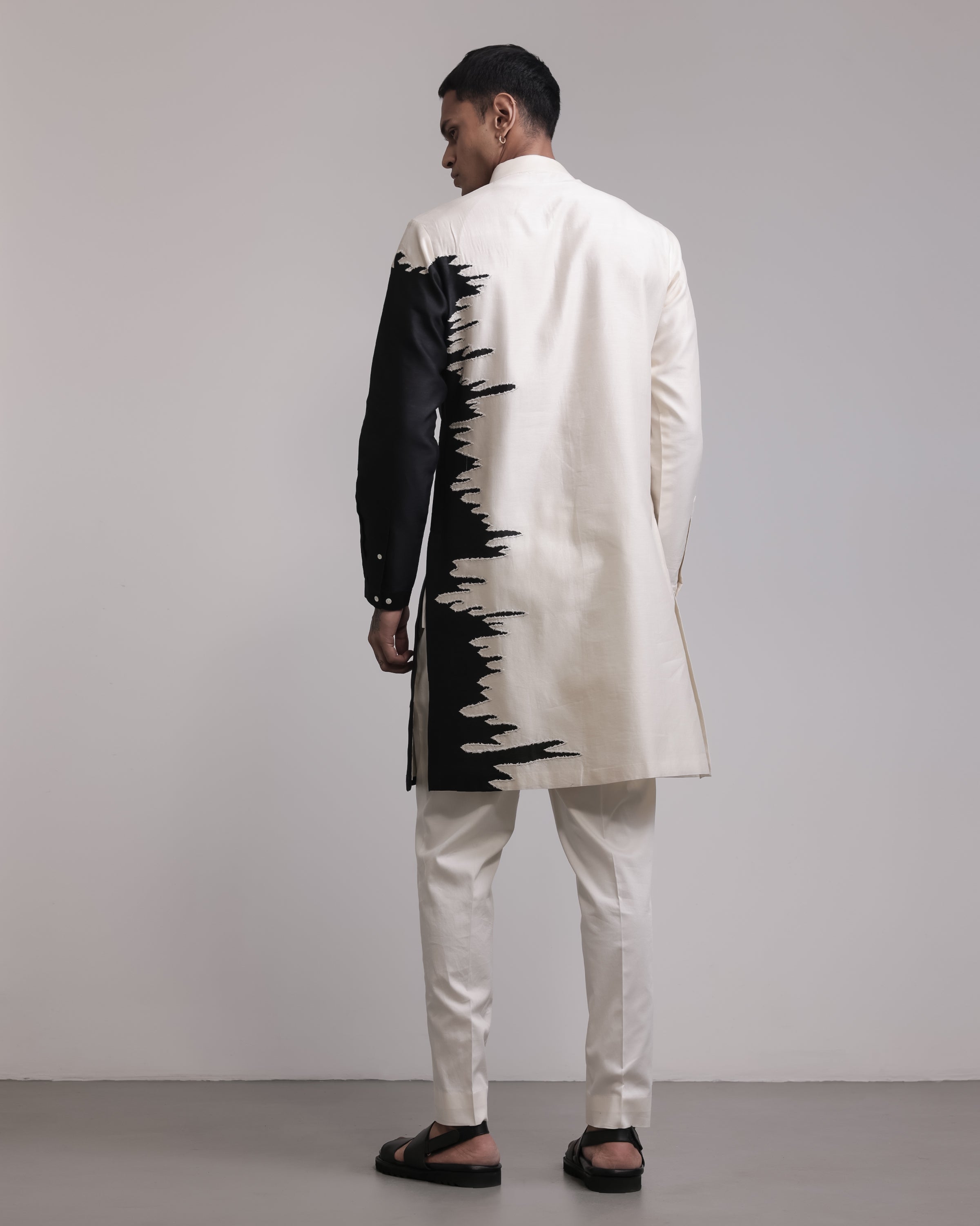 COUNTRYMADE Kurtas Frozen Motion Kurta Set ensemble kurta appliqué soie