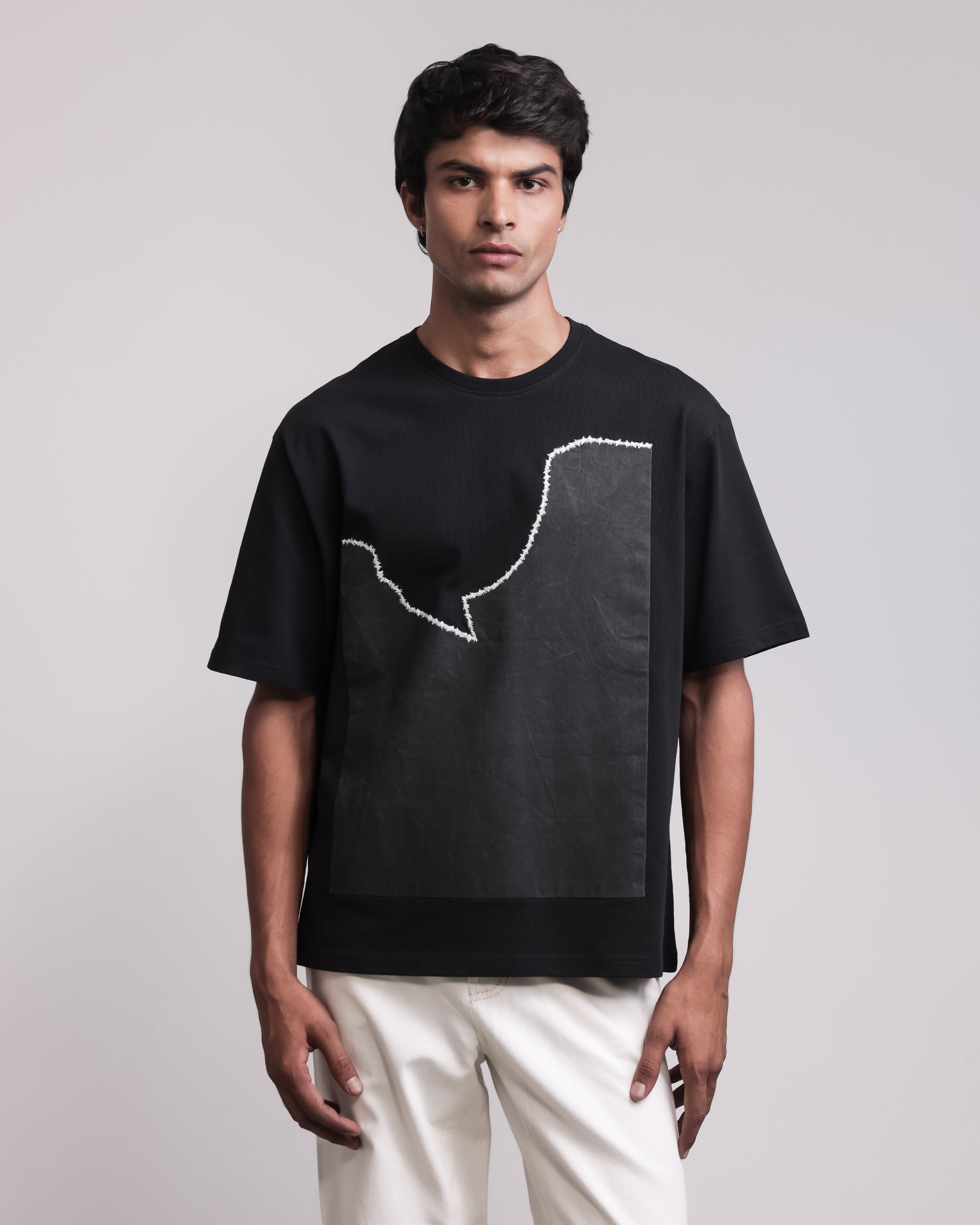 COUNTRYMADE T-shirts Broken Mirror T-shirt t-shirt noir en coton