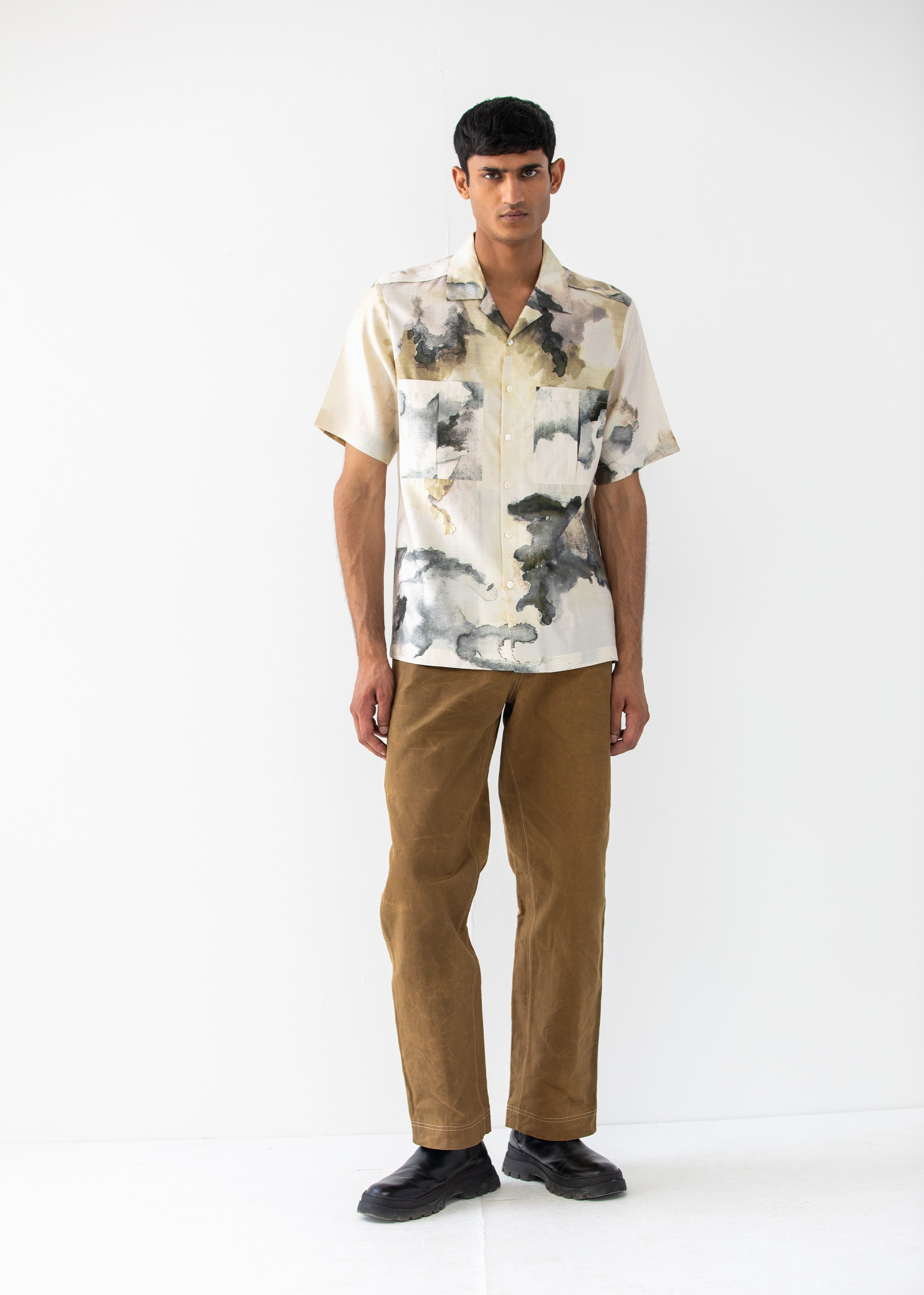 COUNTRYMADE Shirts CHROMITE PRINTED SHIRT chemise sur mesure en soie