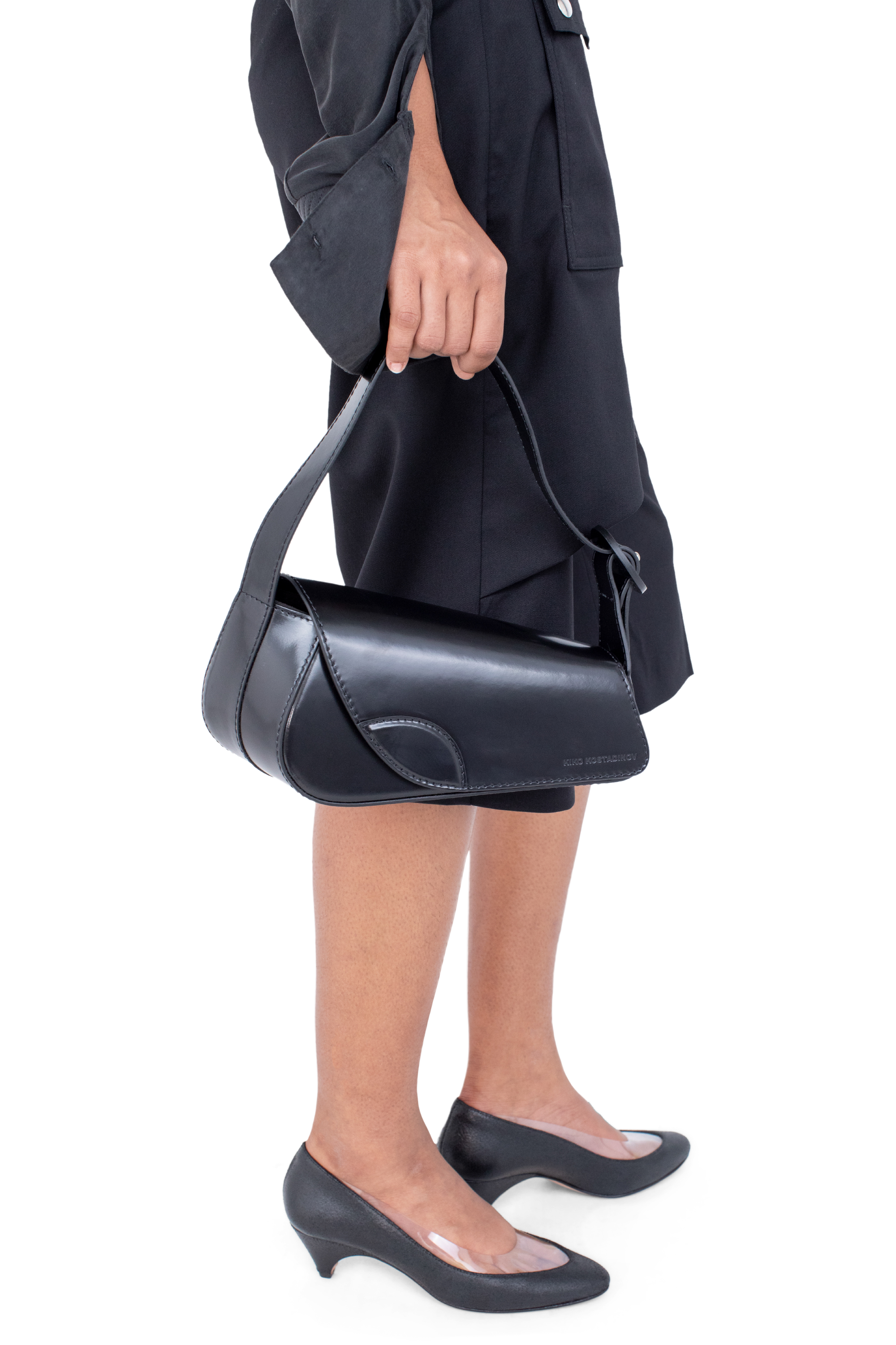 Kiko Kostadinov Bags TRIVIA Bag sac noir cuir