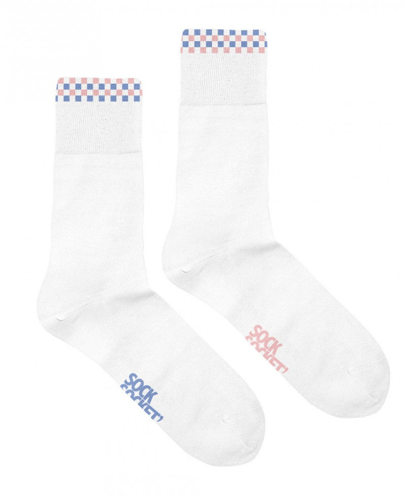 Juste Un T-shirt Chaussettes x Socksocket Claudette chaussettes dépareillées