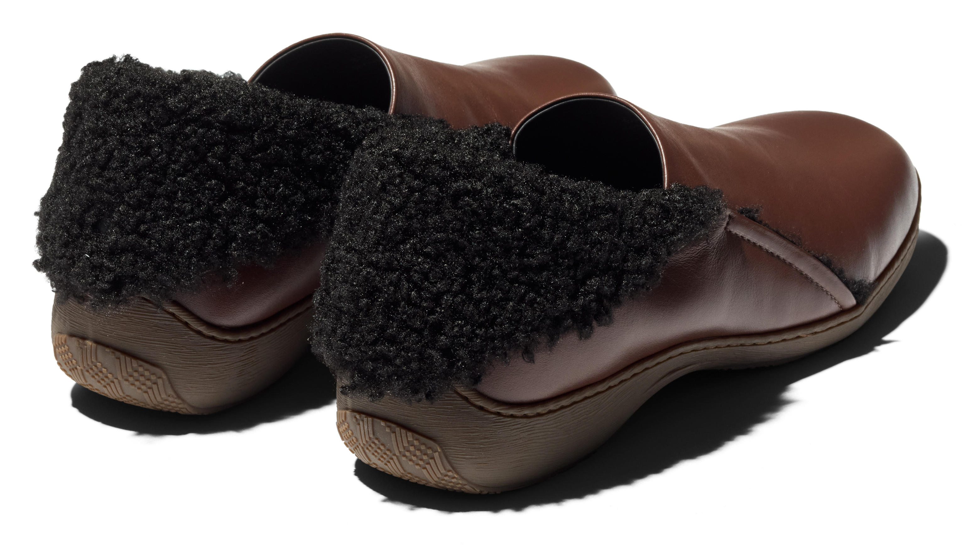 Kiko Kostadinov Shoes ISKAR Slip-on chaussures Terra cuir shearling
