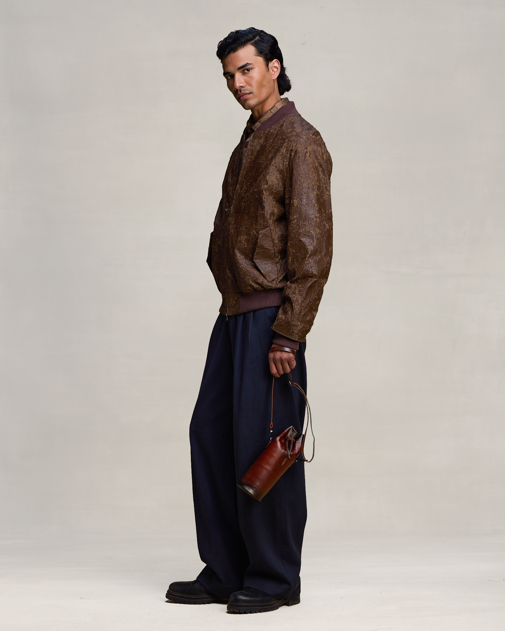 COUNTRYMADE Jackets ERODE BRONZE BOMBER blouson bomber en coton sergé