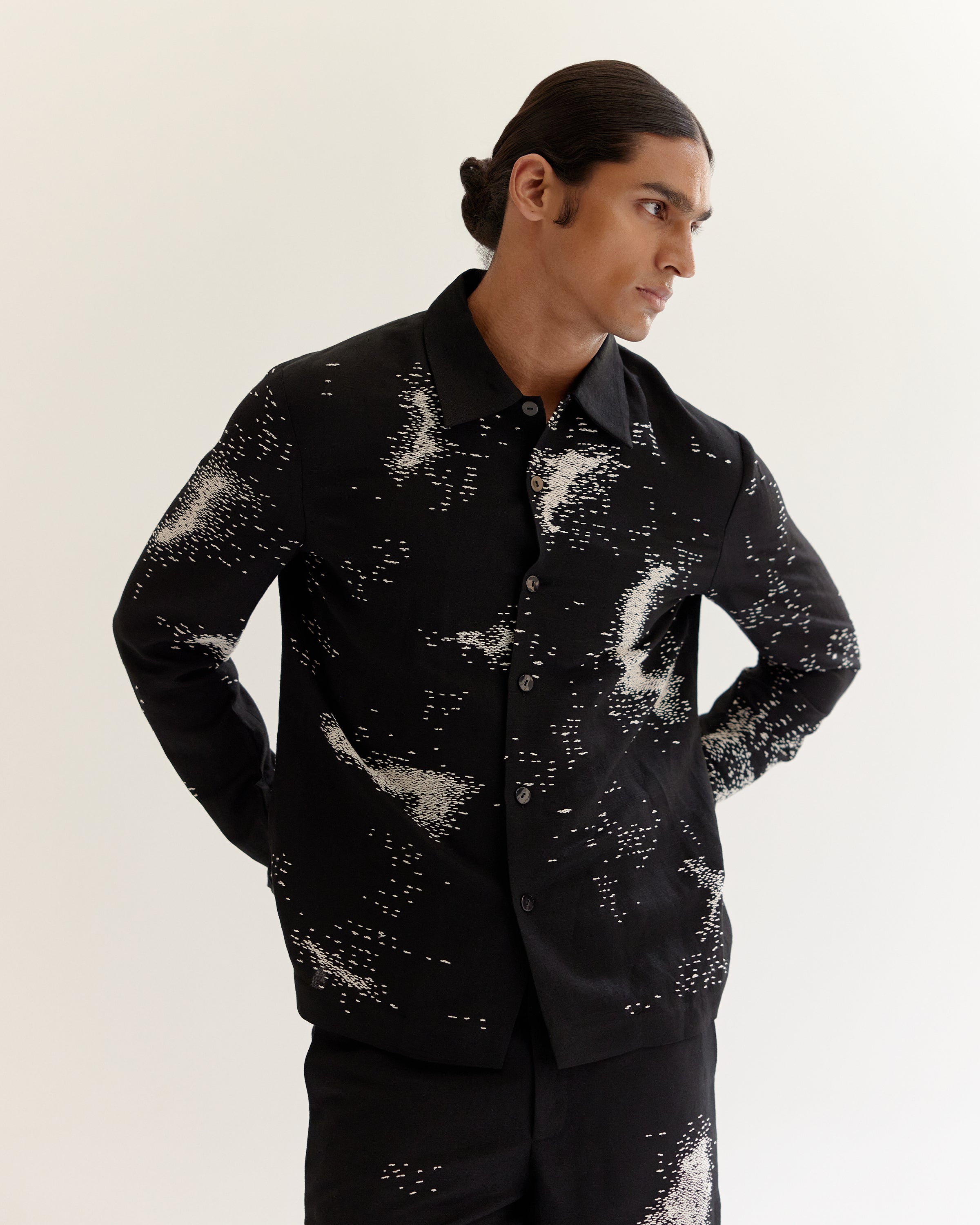 COUNTRYMADE Jackets Trail Drift Jacket veste brodée lin bemberg