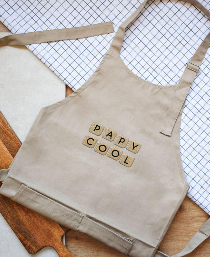 Juste Un T-shirt Tabliers Papy Cool tablier cadeau pour papy