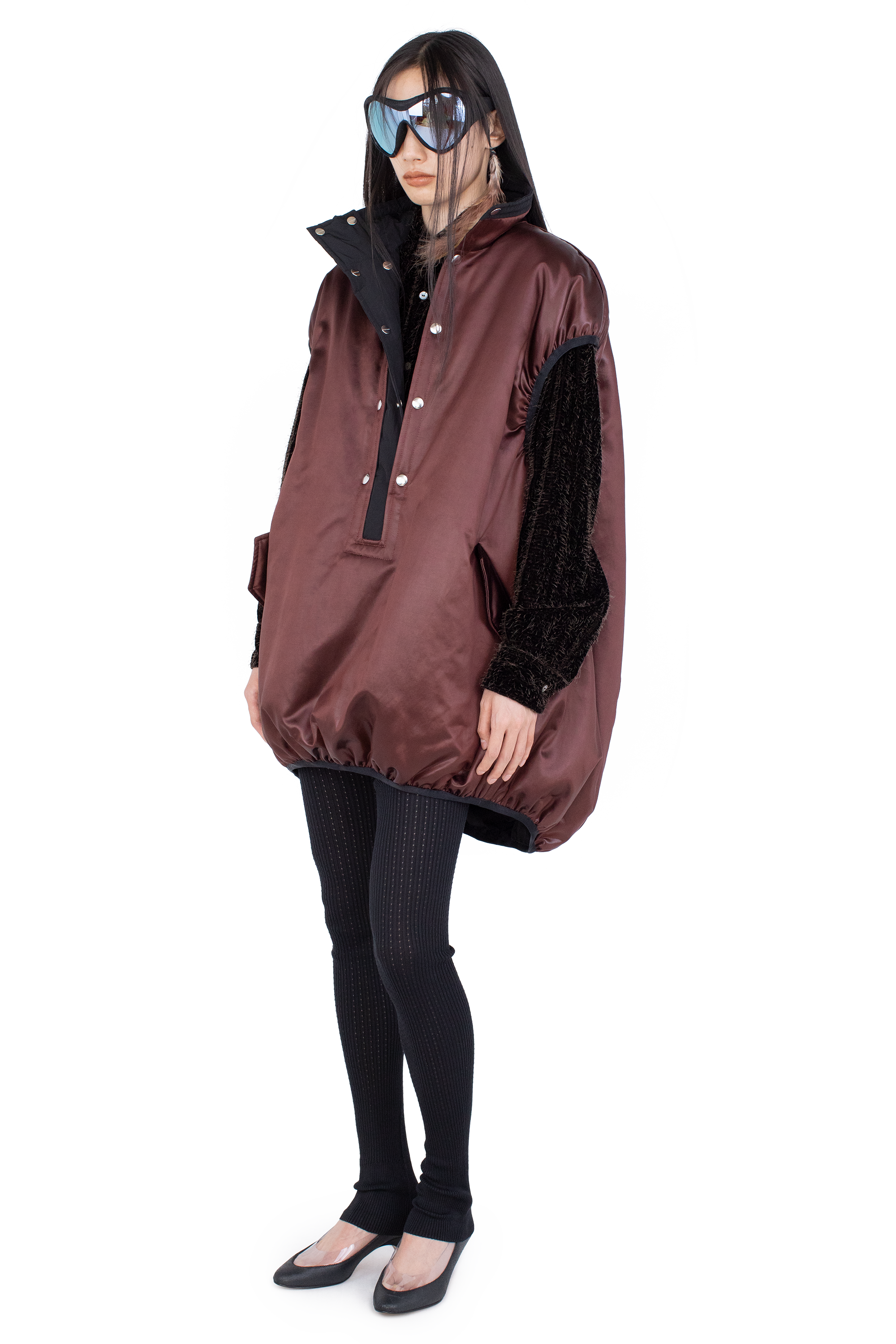 Kiko Kostadinov Knitwear AUK Pullover Gilet gilet Burnt Umber réversible