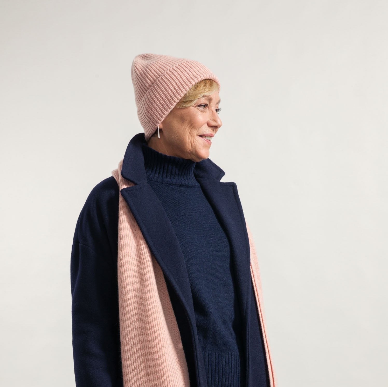 Rifo Bonnets Bonnet Marcello unisexe en cachemire recyclé noir