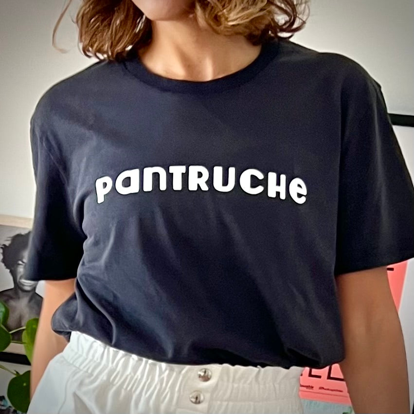 PANTRUCHE T-shirts Tshirt PANTRUCHE carbone noir en coton bio