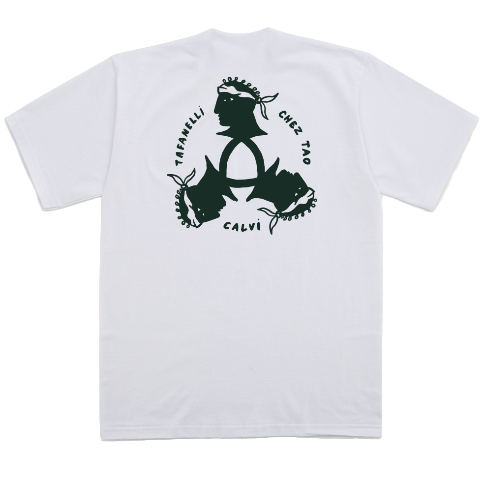 TAFANELLI T-Shirts CHEZ TAO t-shirt blanc