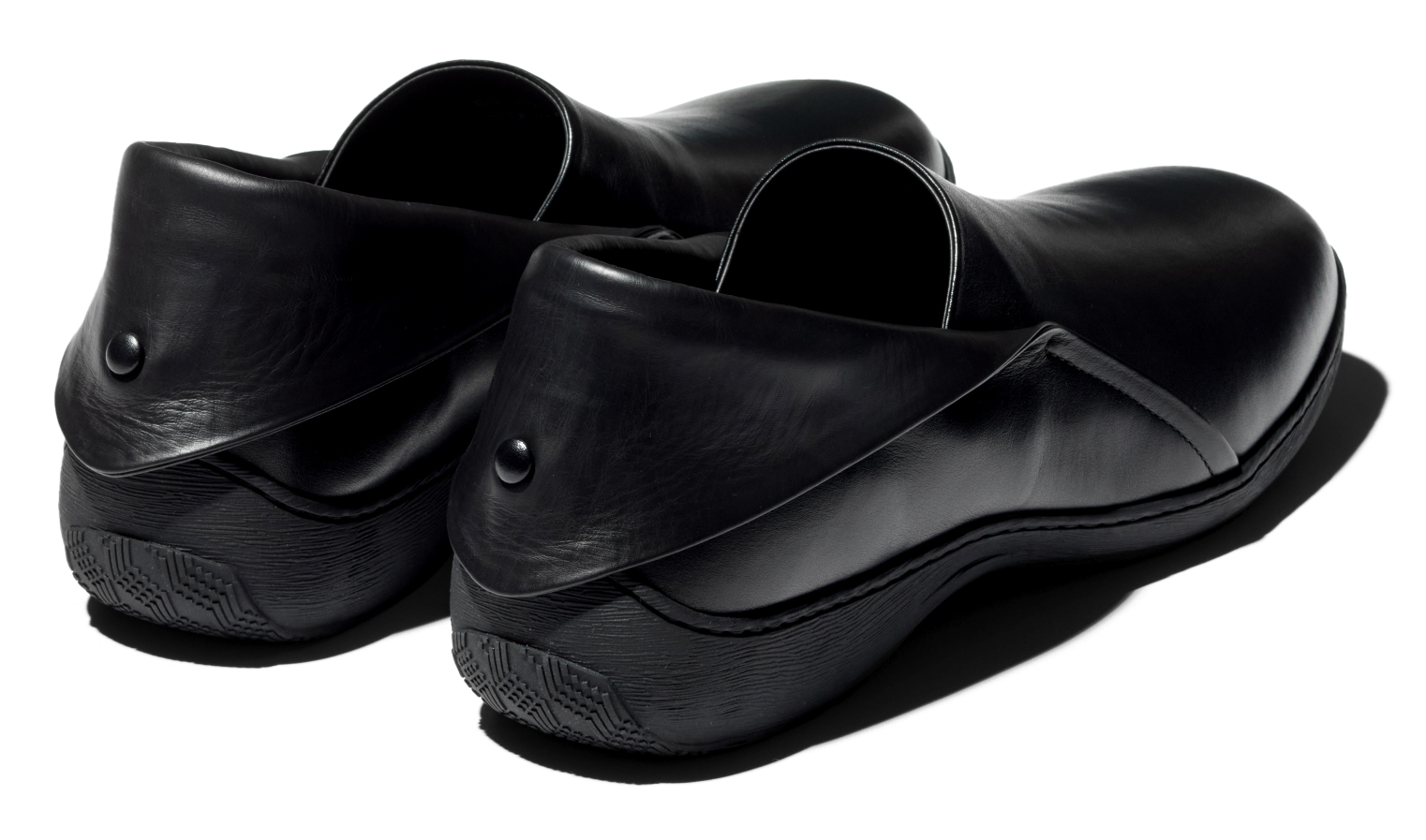 Kiko Kostadinov Shoes ISKAR Slip-on chaussures Black en cuir de veau
