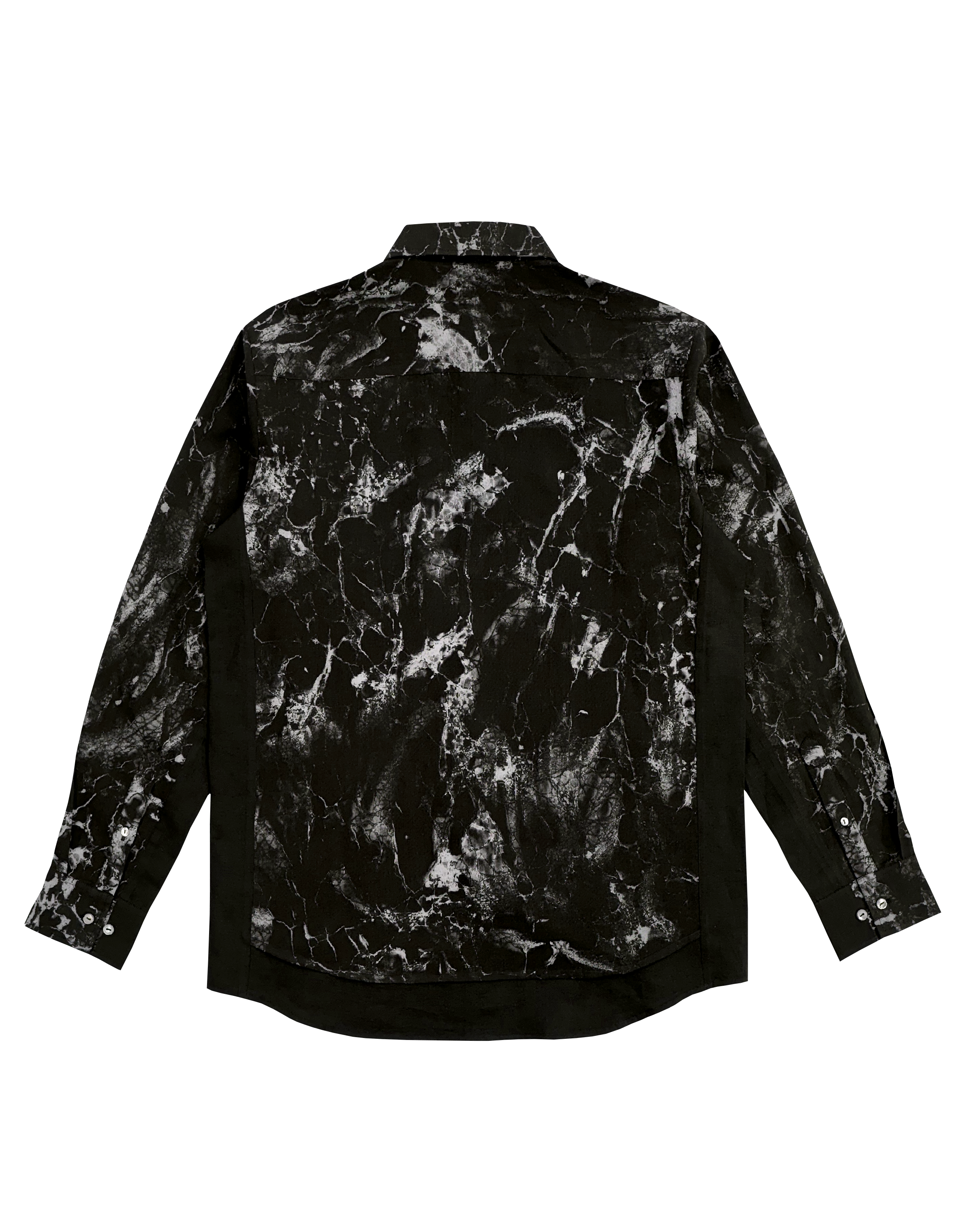 COUNTRYMADE Shirts Skin Texture Batik Shirt chemise sur commande en lin-coton