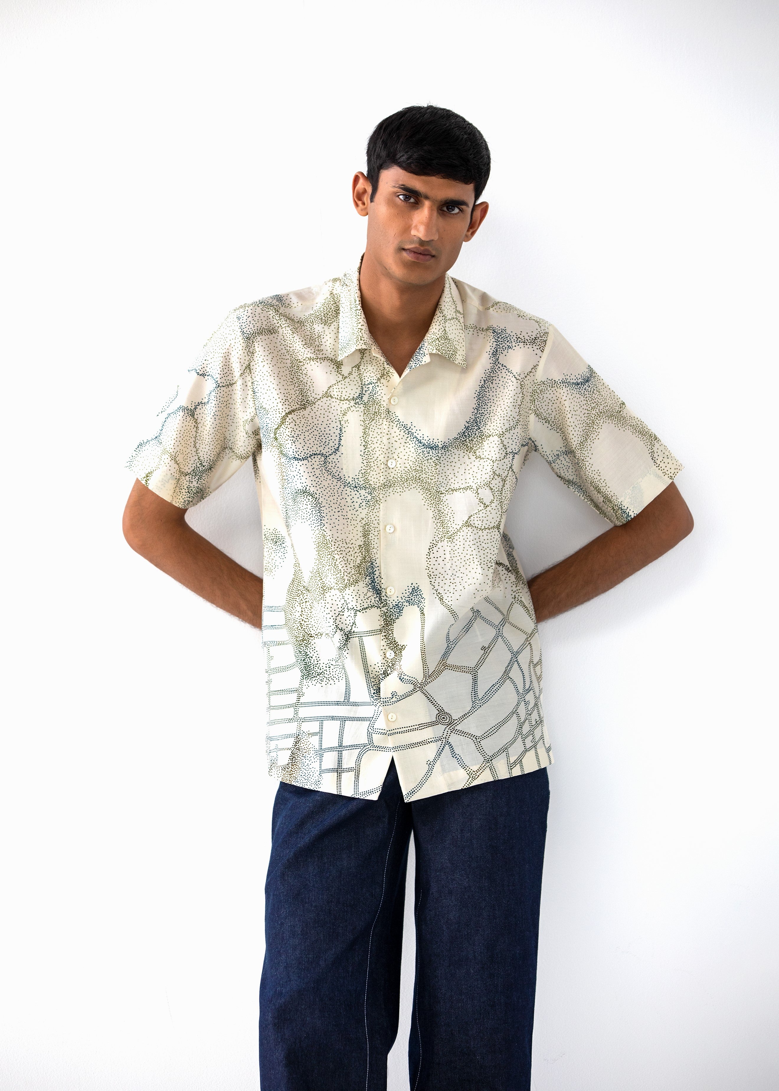 COUNTRYMADE Shirts NORMANDY PRINTED SHIRT chemise en soie
