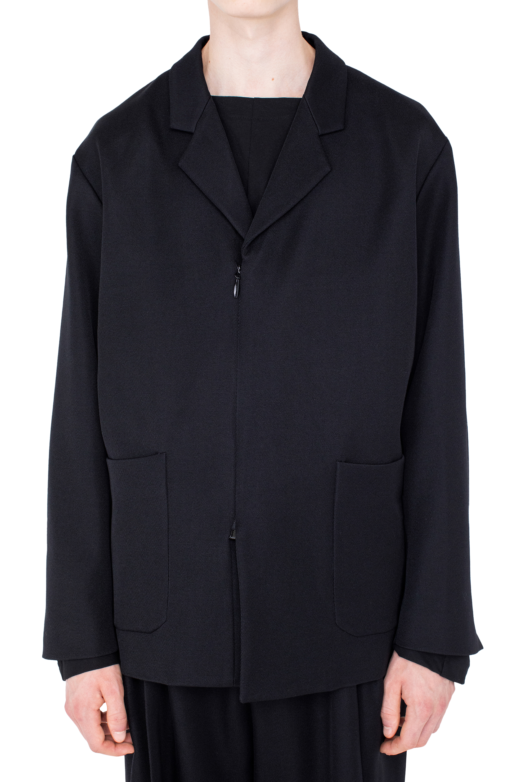 Kiko Kostadinov Outerwear VOTIVE Zip Blazer blazer Jet Black laine