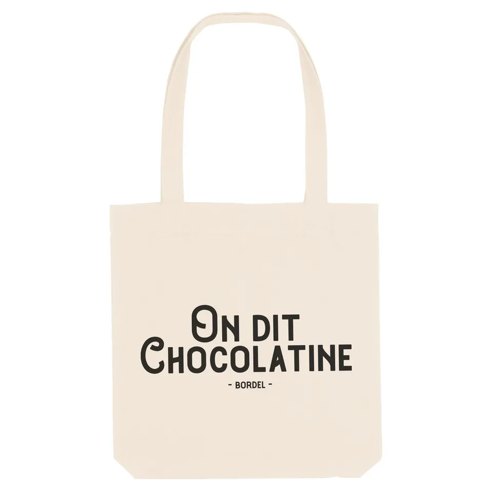 Juste Un T-shirt Tote Bags Totebag On dit chocolatine naturel