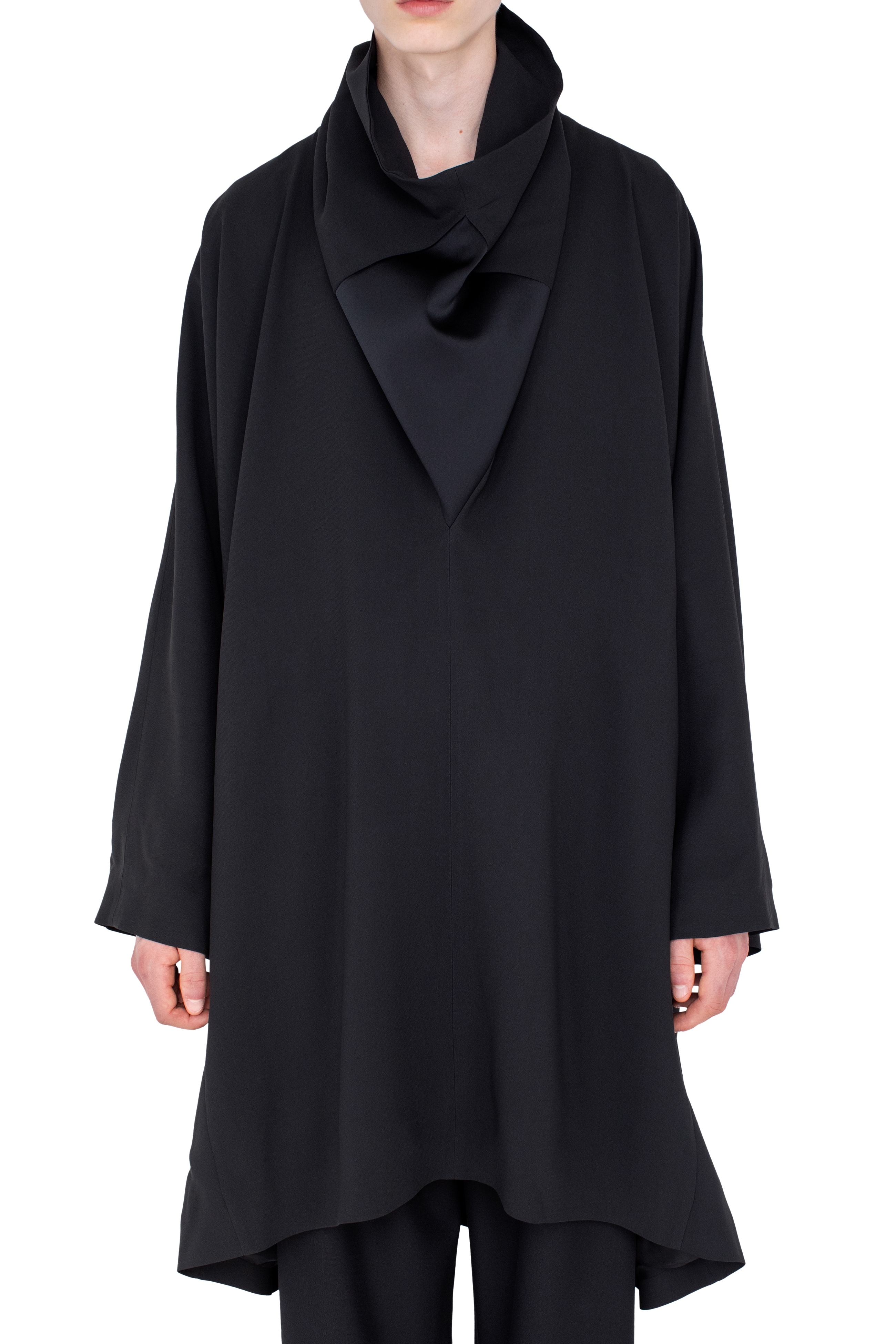 Kiko Kostadinov Tops MODER Tunic tunique Slate Black viscose