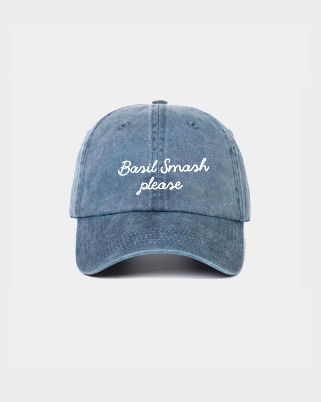 Juste Un T-shirt Casquettes Basil Smash casquette brodée rouge vintage coton