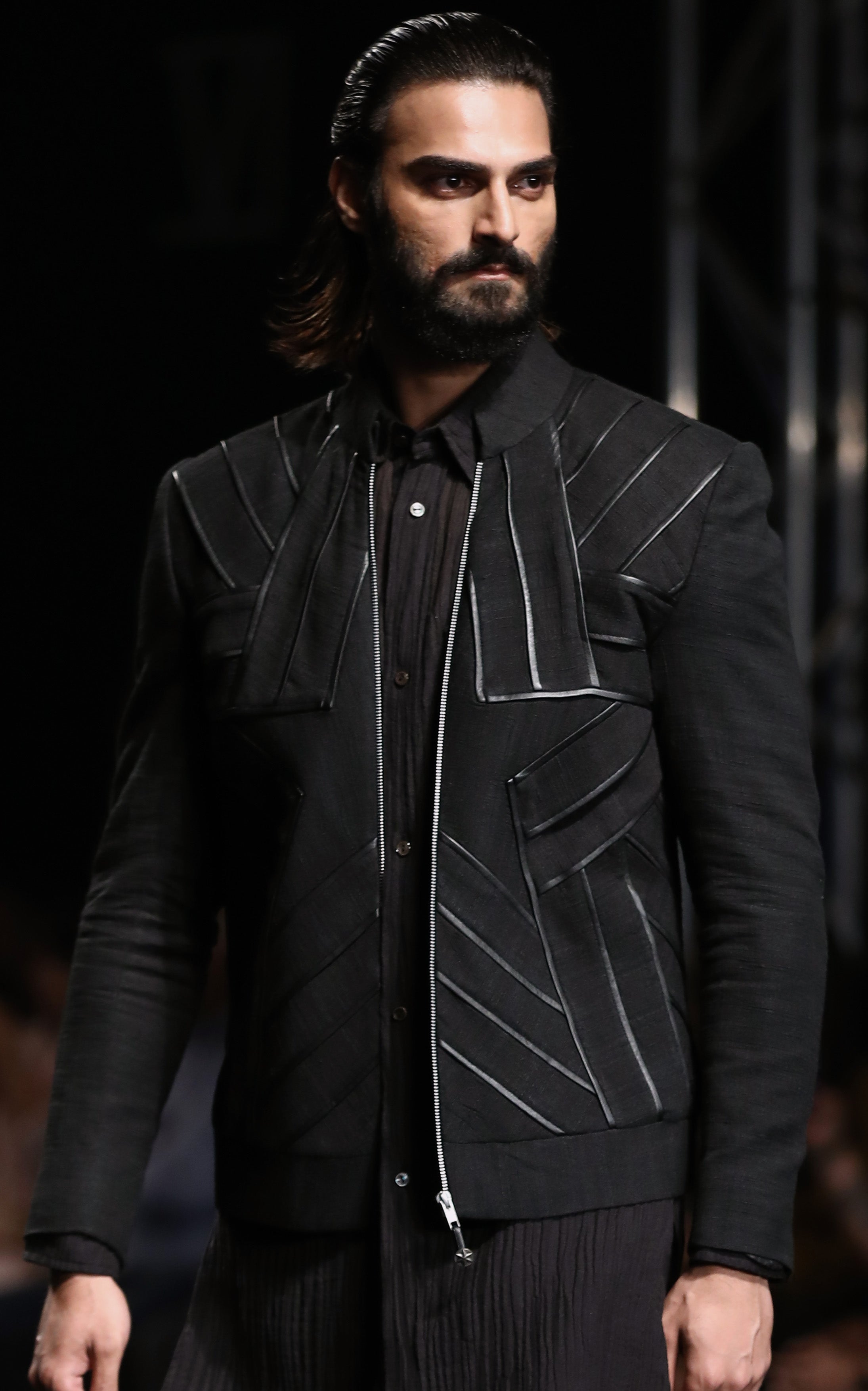 COUNTRYMADE Jackets Avenger Star Jacket veste bomber noire en lin